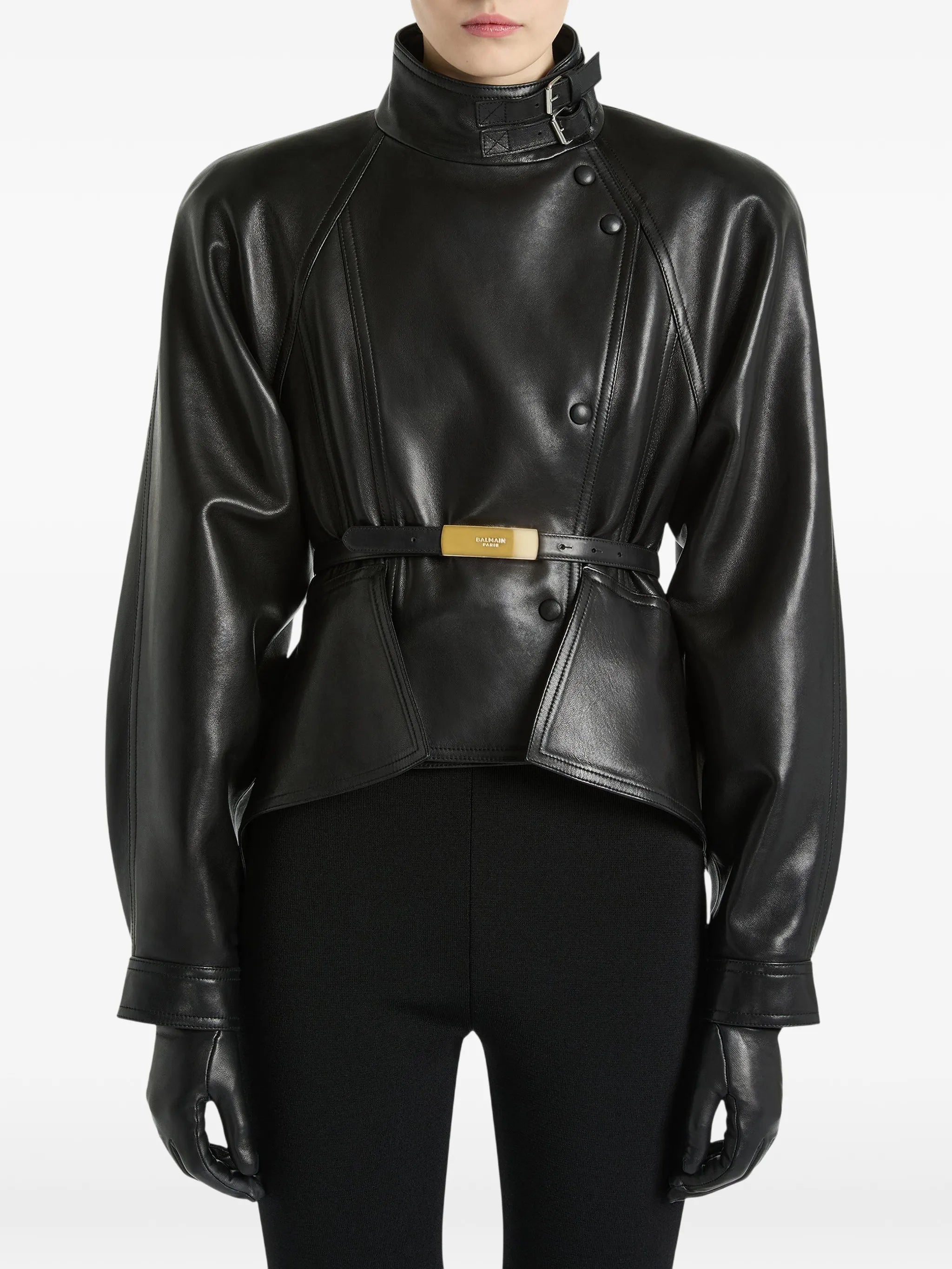 lambskin signature jacket
