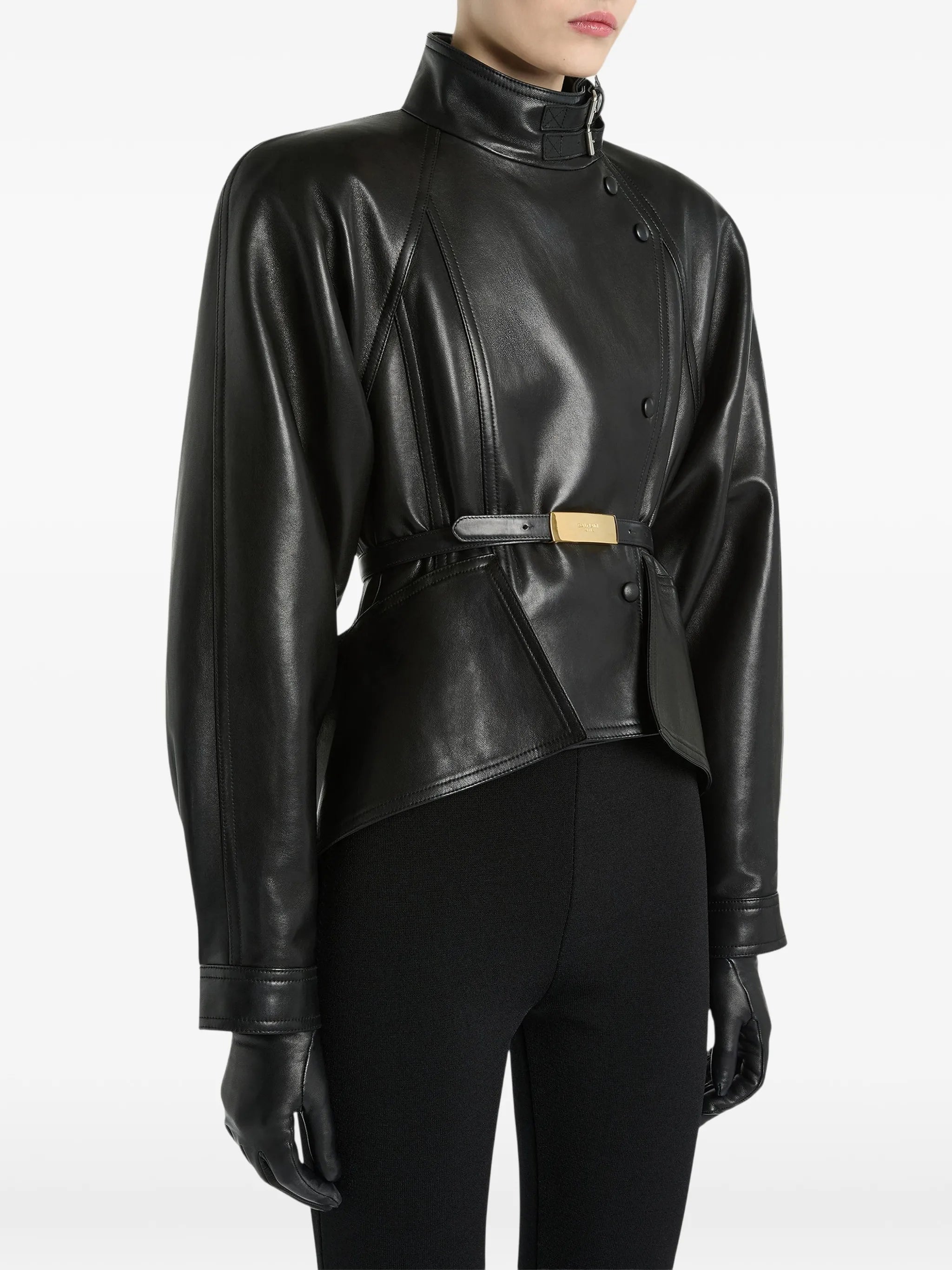 lambskin signature jacket