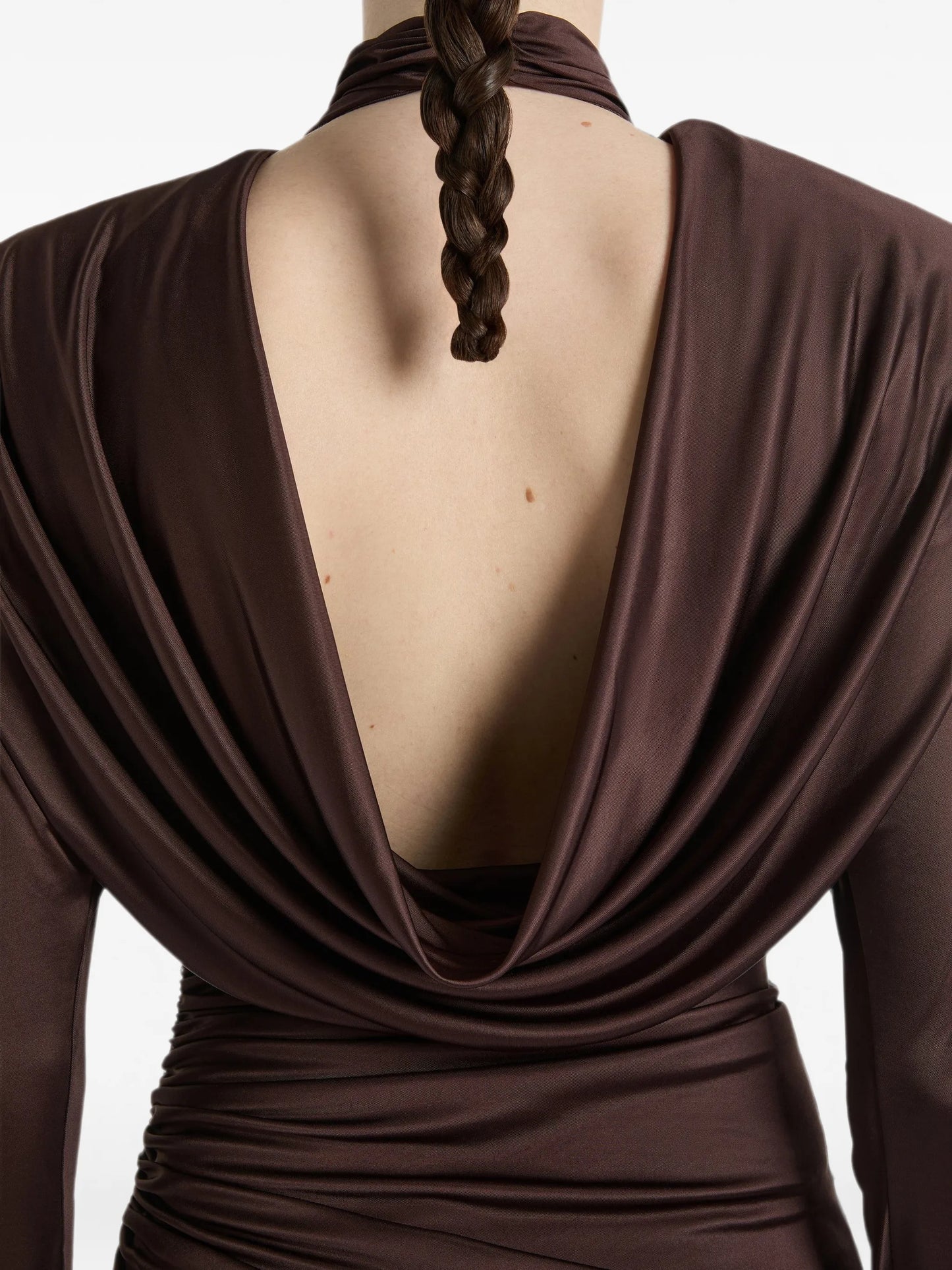 long flowing jersey dress