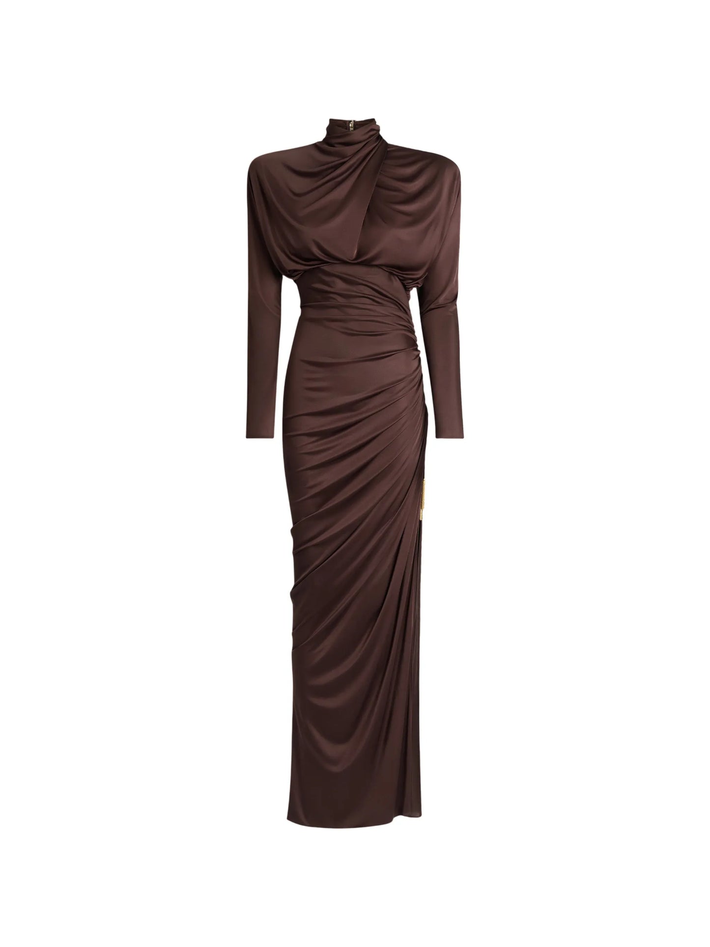 long flowing jersey dress