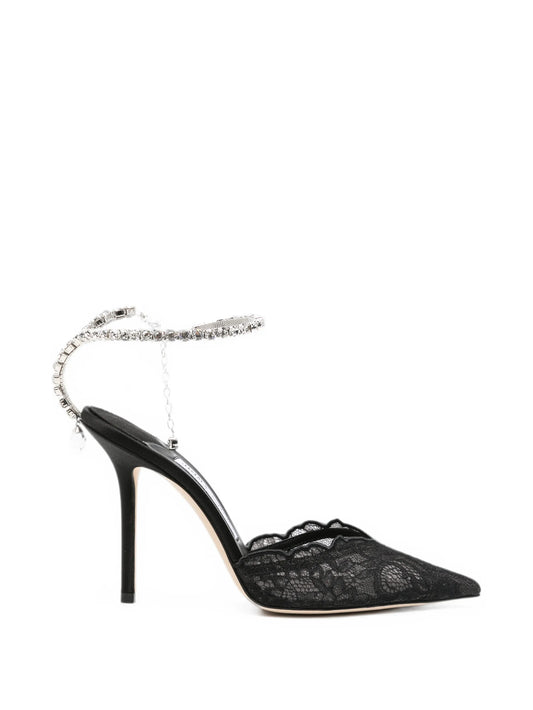 Saeda floral lace pumps