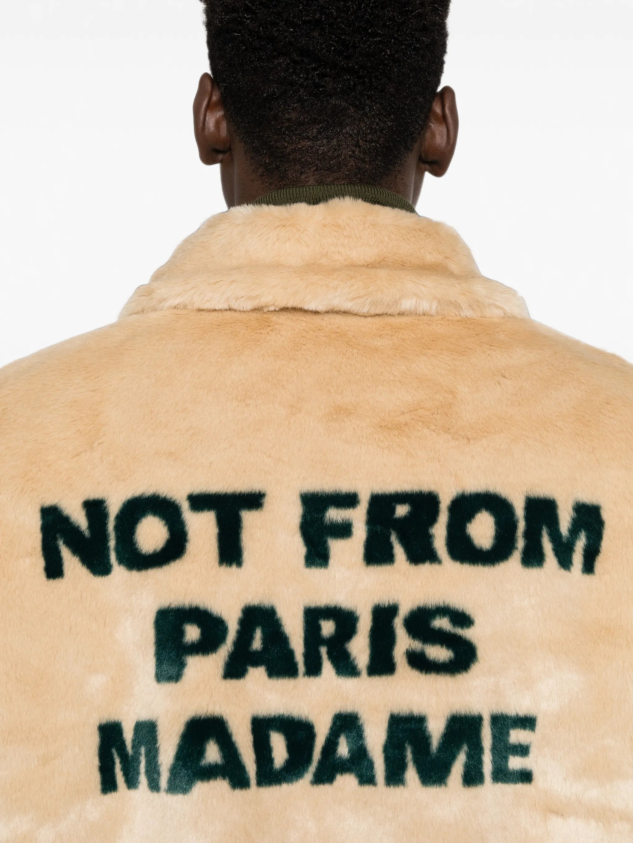 Not From Paris Madame faux-fur coat