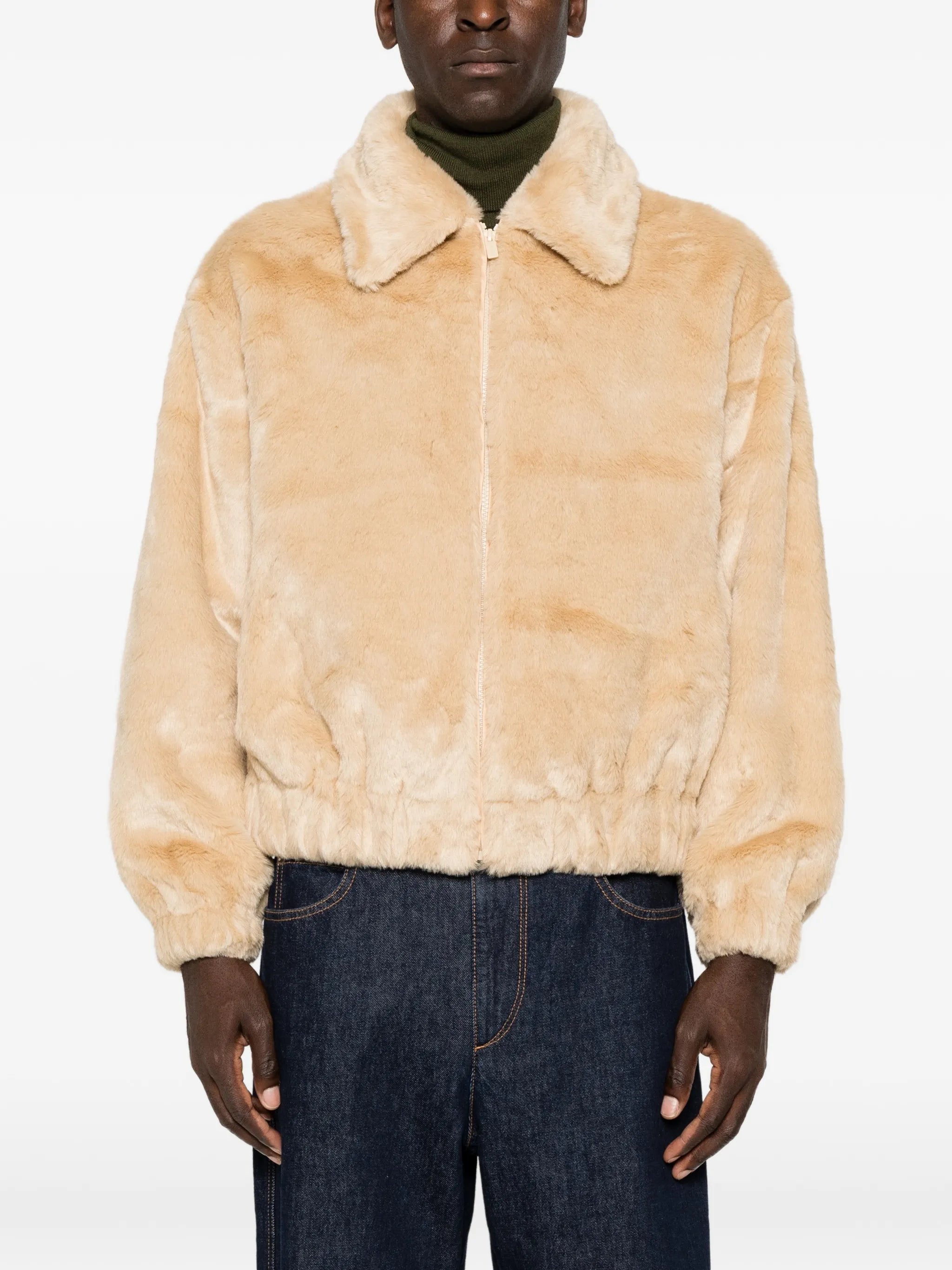 Not From Paris Madame faux-fur coat
