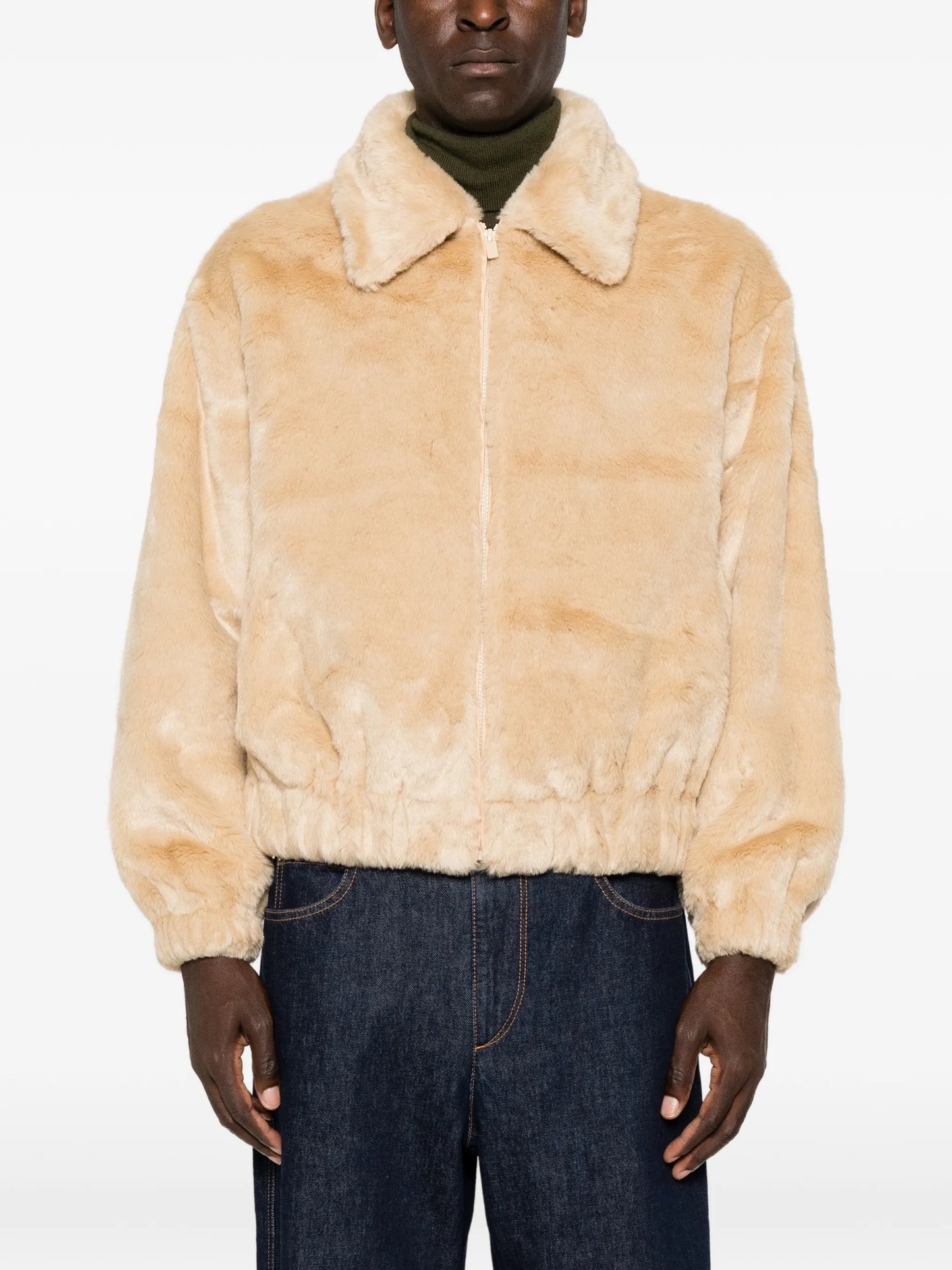 Not From Paris Madame faux-fur coat