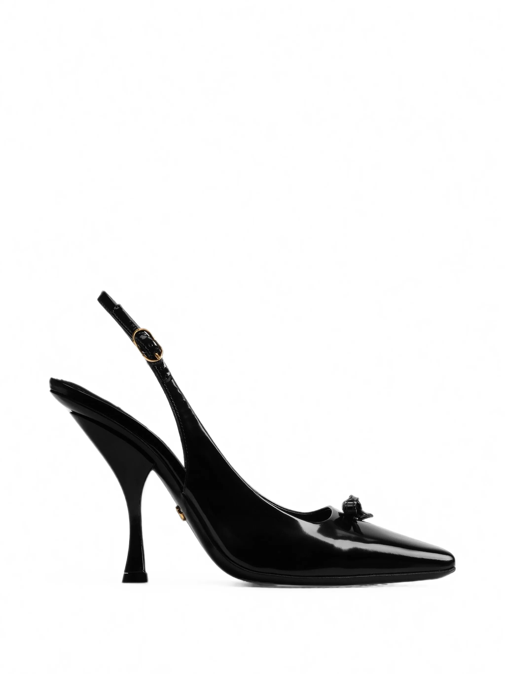 slingback calfskin heeled pumps