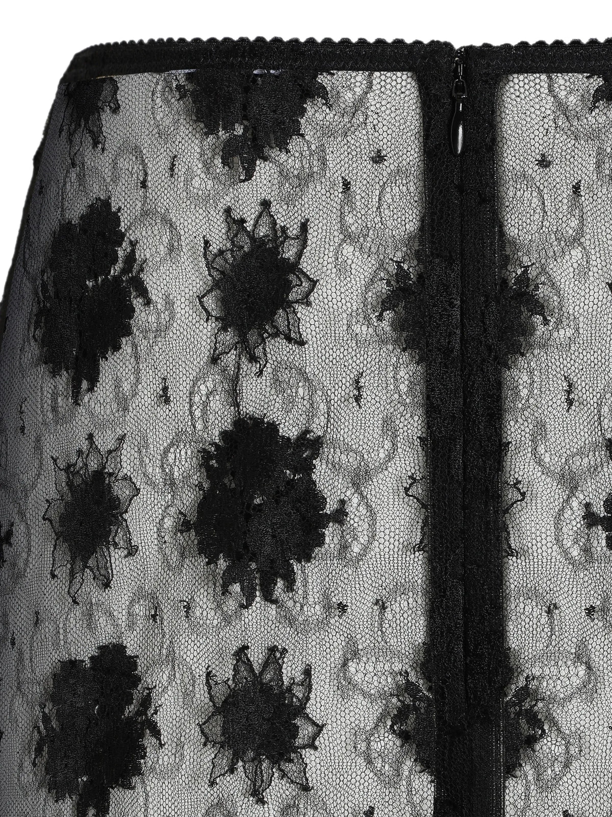 Chantilly lace midi skirt