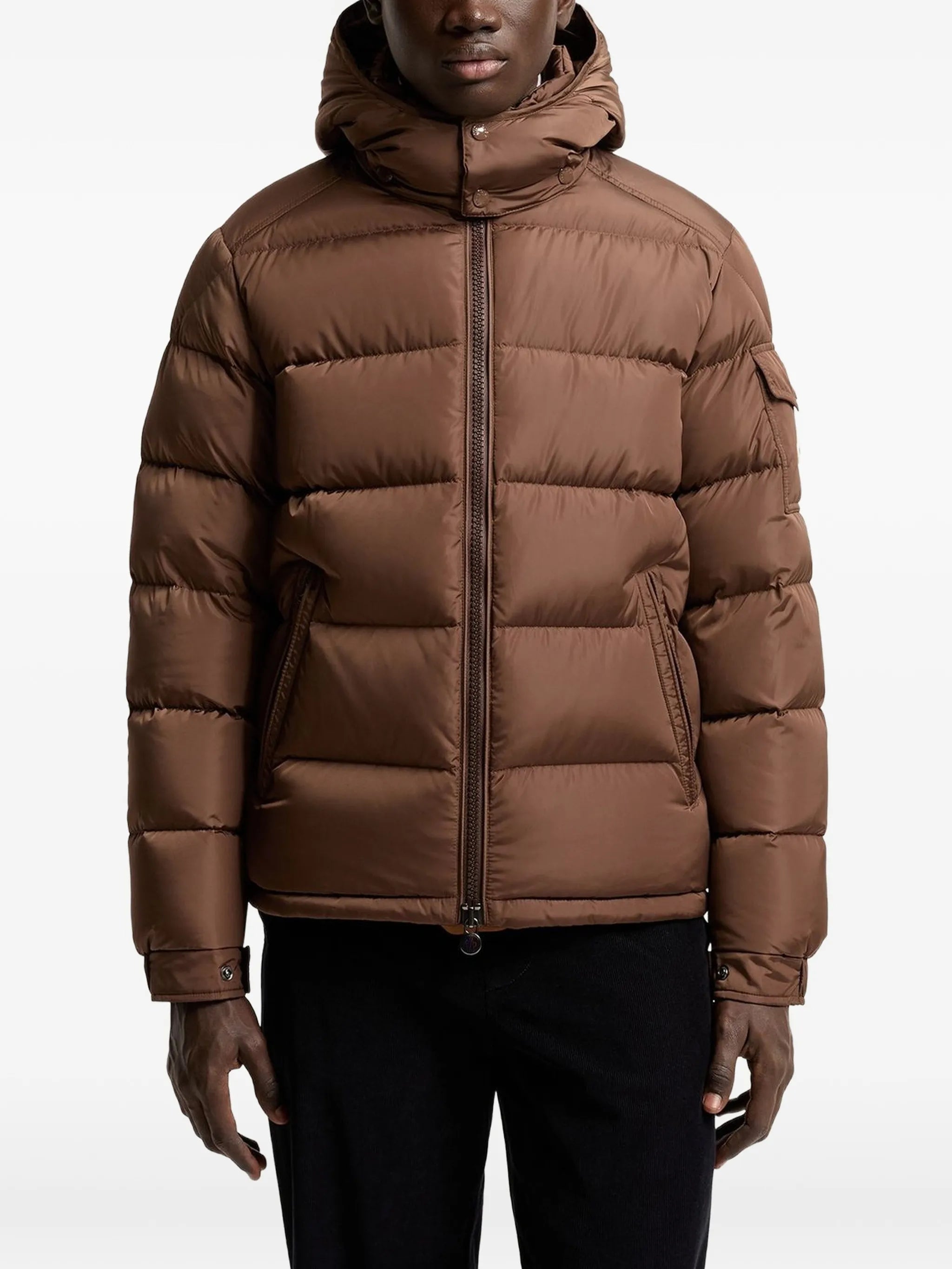 Maya matte short down jacket