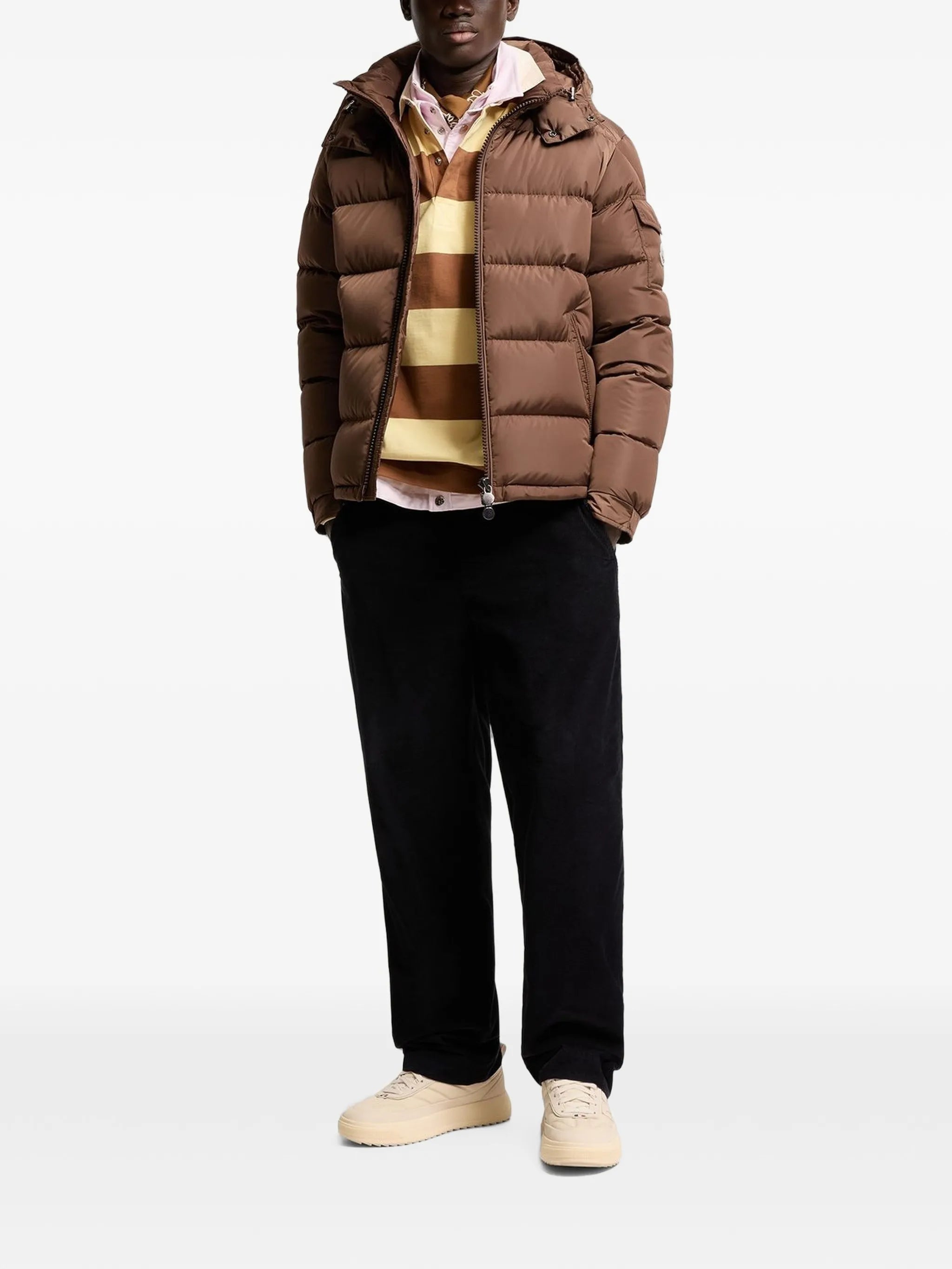 Maya matte short down jacket