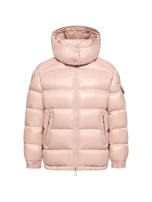 Maire hooded short down jacket