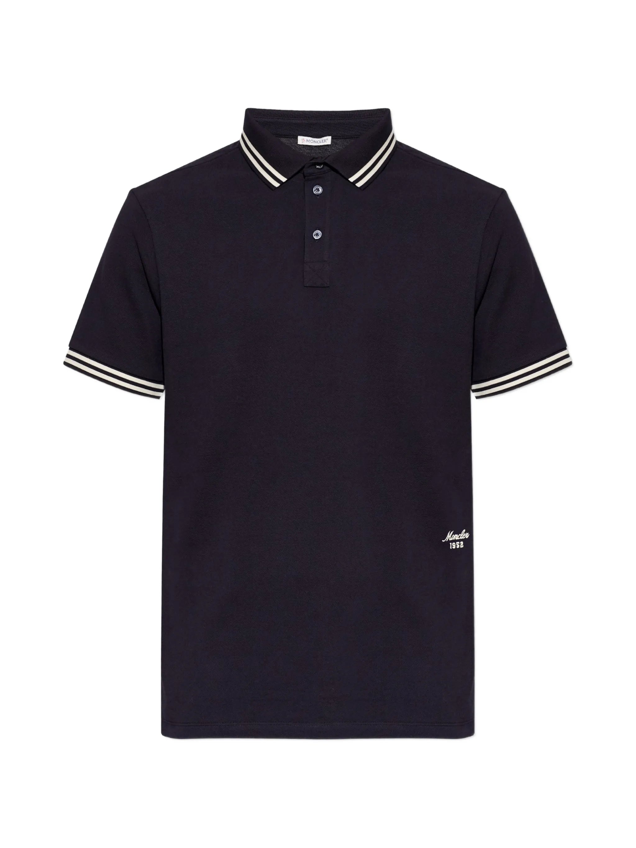 logo-embroidered polo shirt