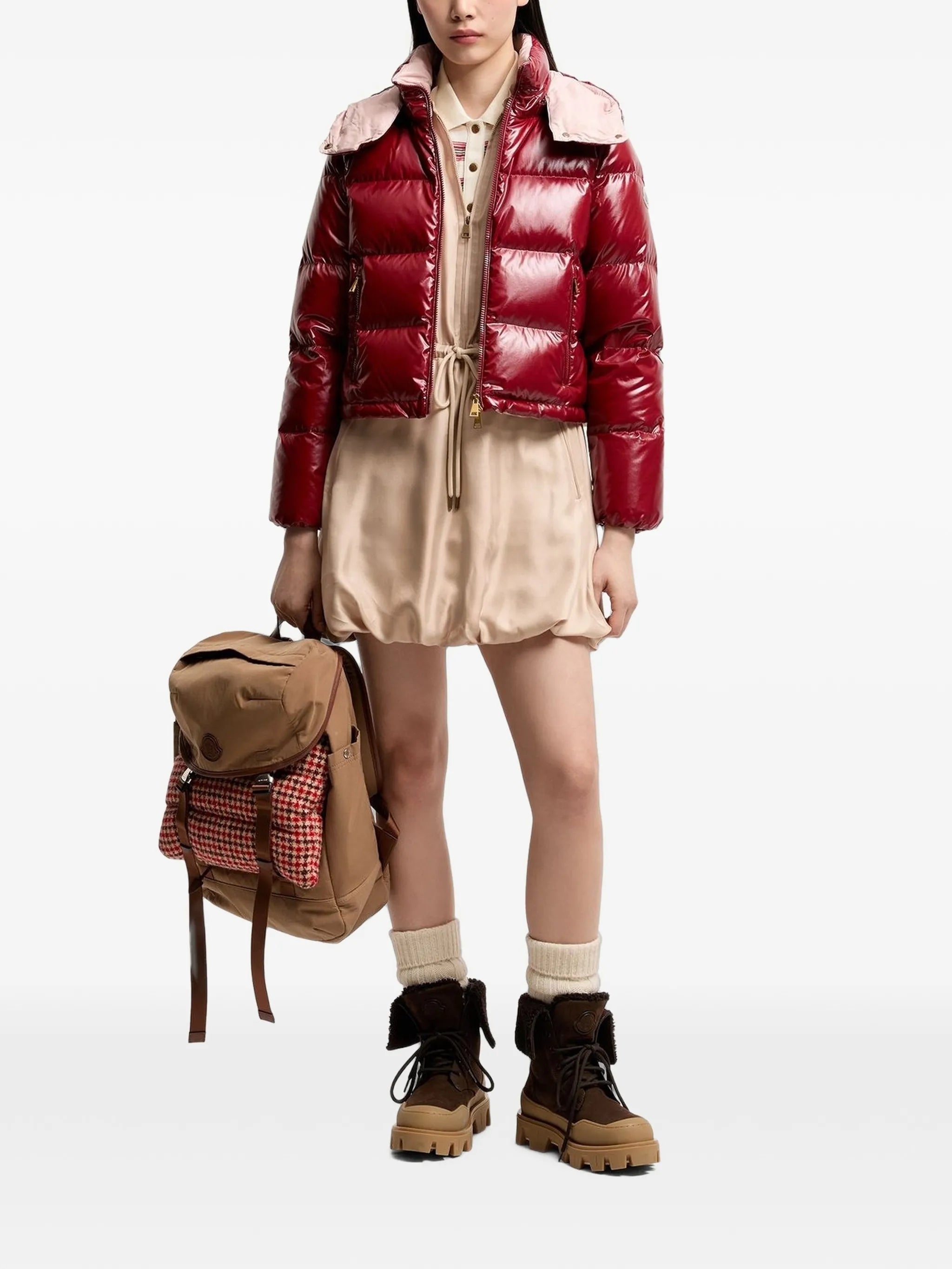 Niveole hooded puffer jacket