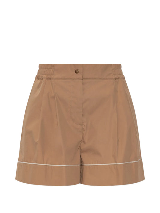 tailored cotton-blend shorts