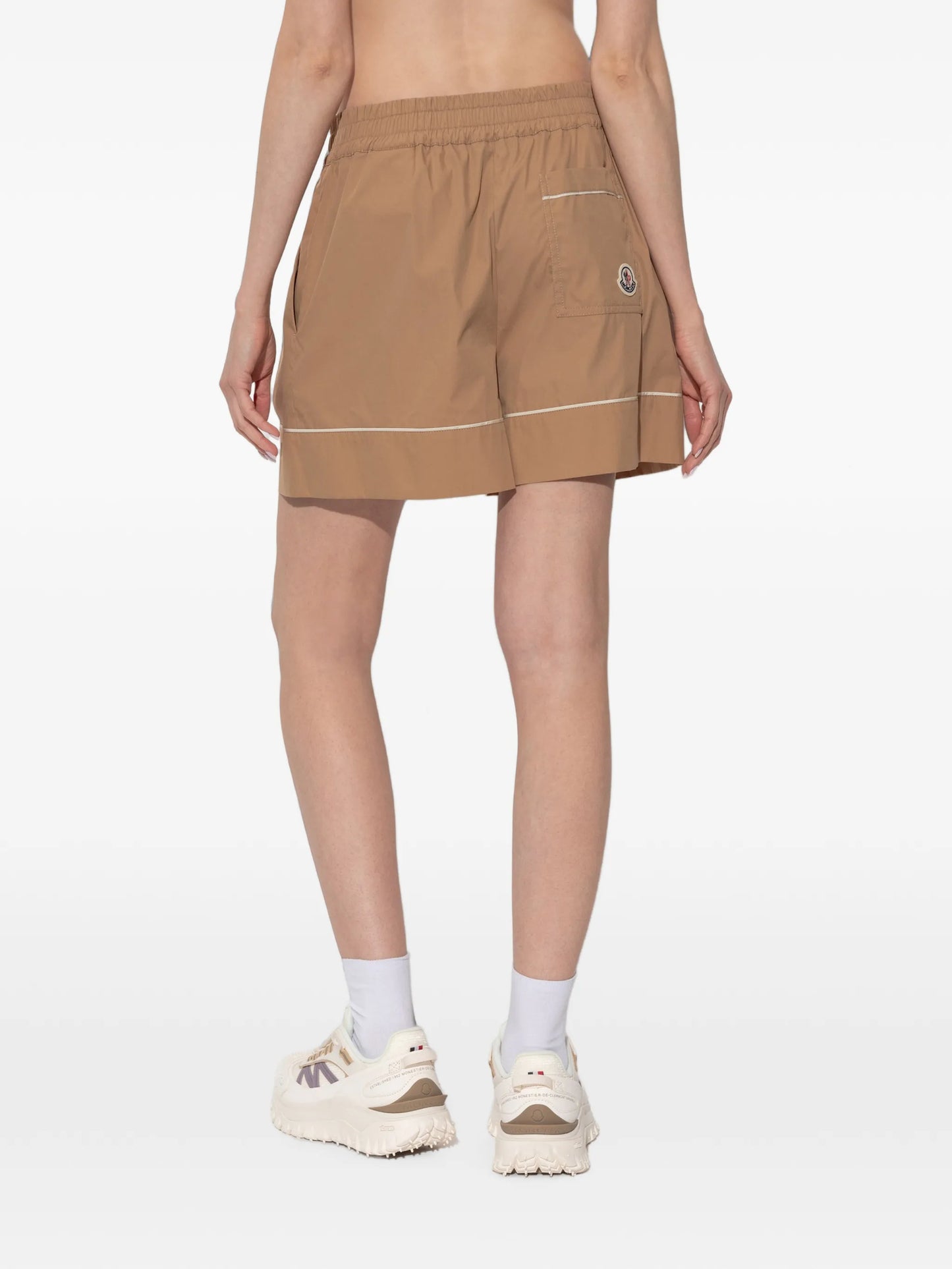 logo-patch tailored shorts