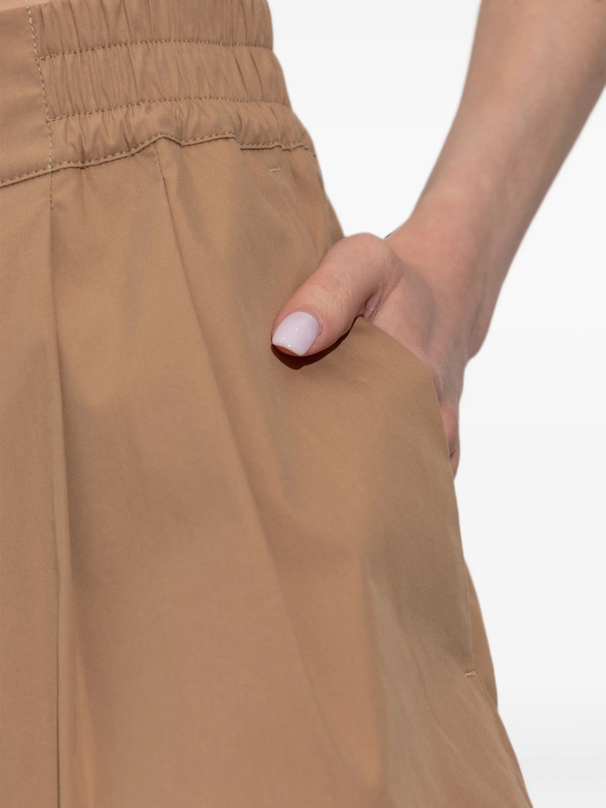 tailored cotton-blend shorts