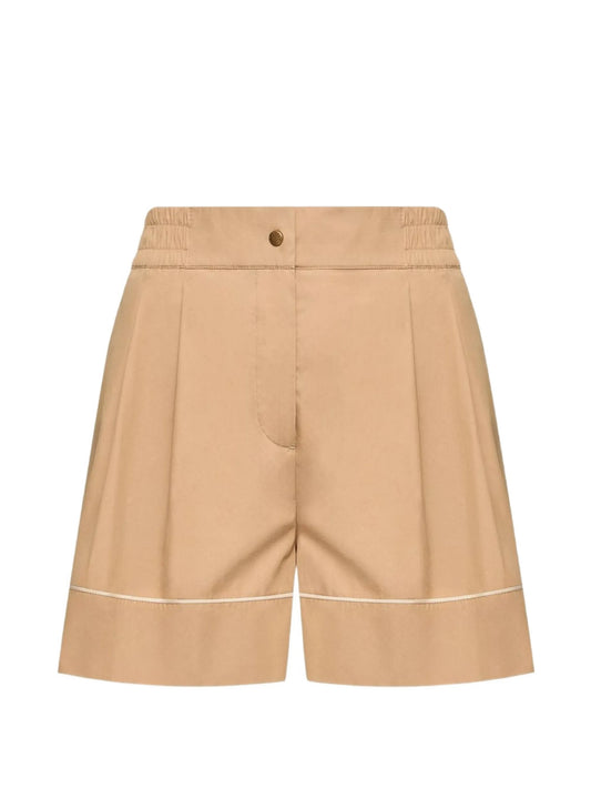 tailored cotton-blend shorts