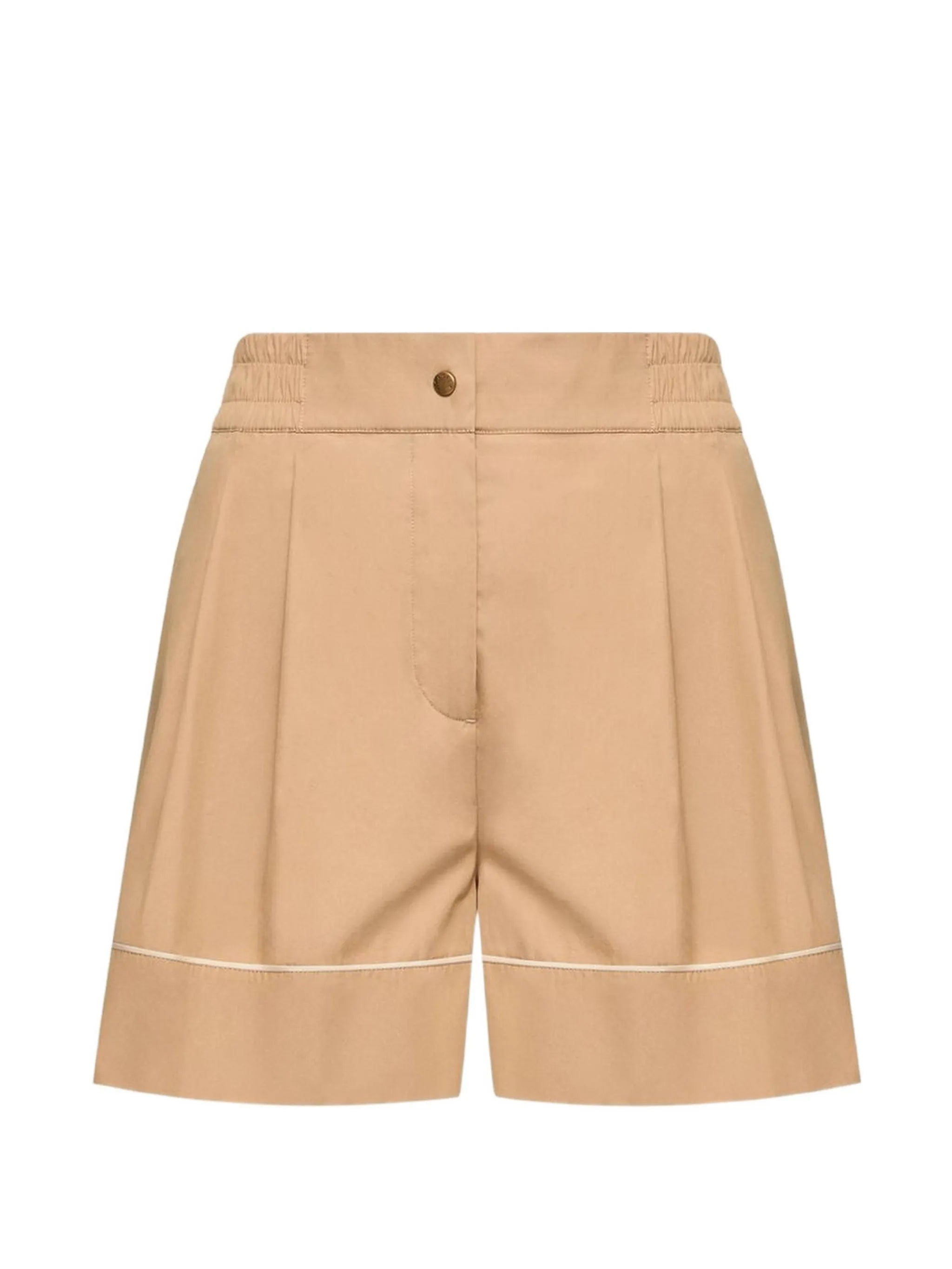 tailored cotton blend shorts