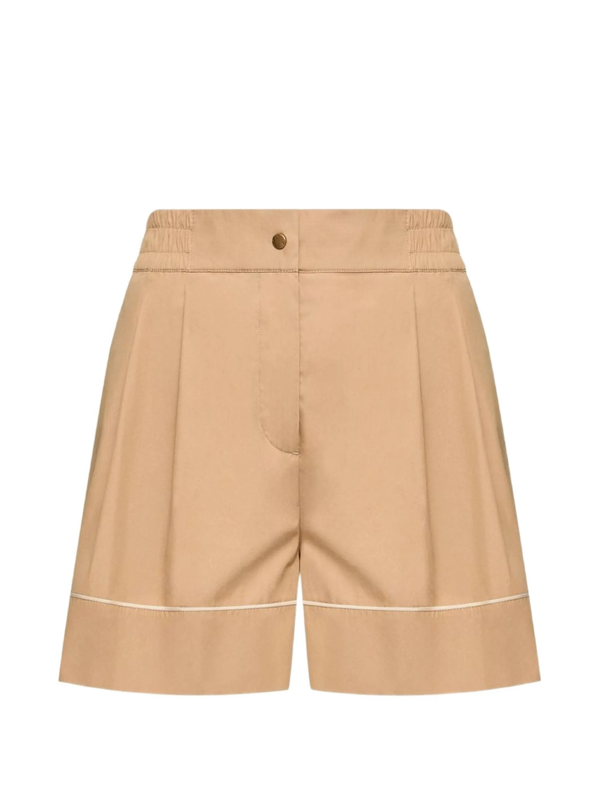 tailored cotton blend shorts