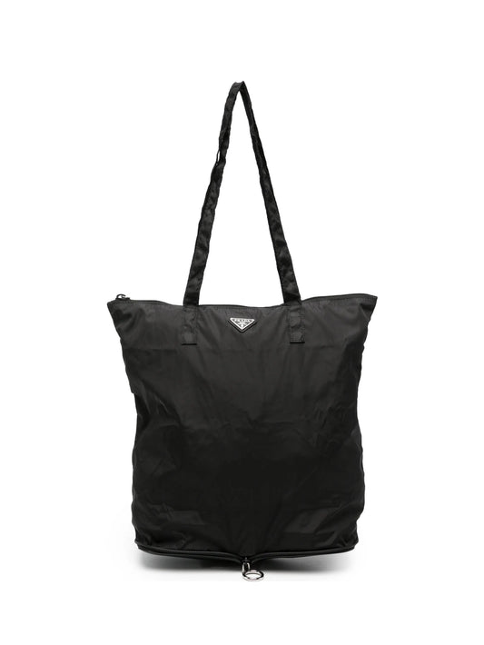 logo-plaque tote bag