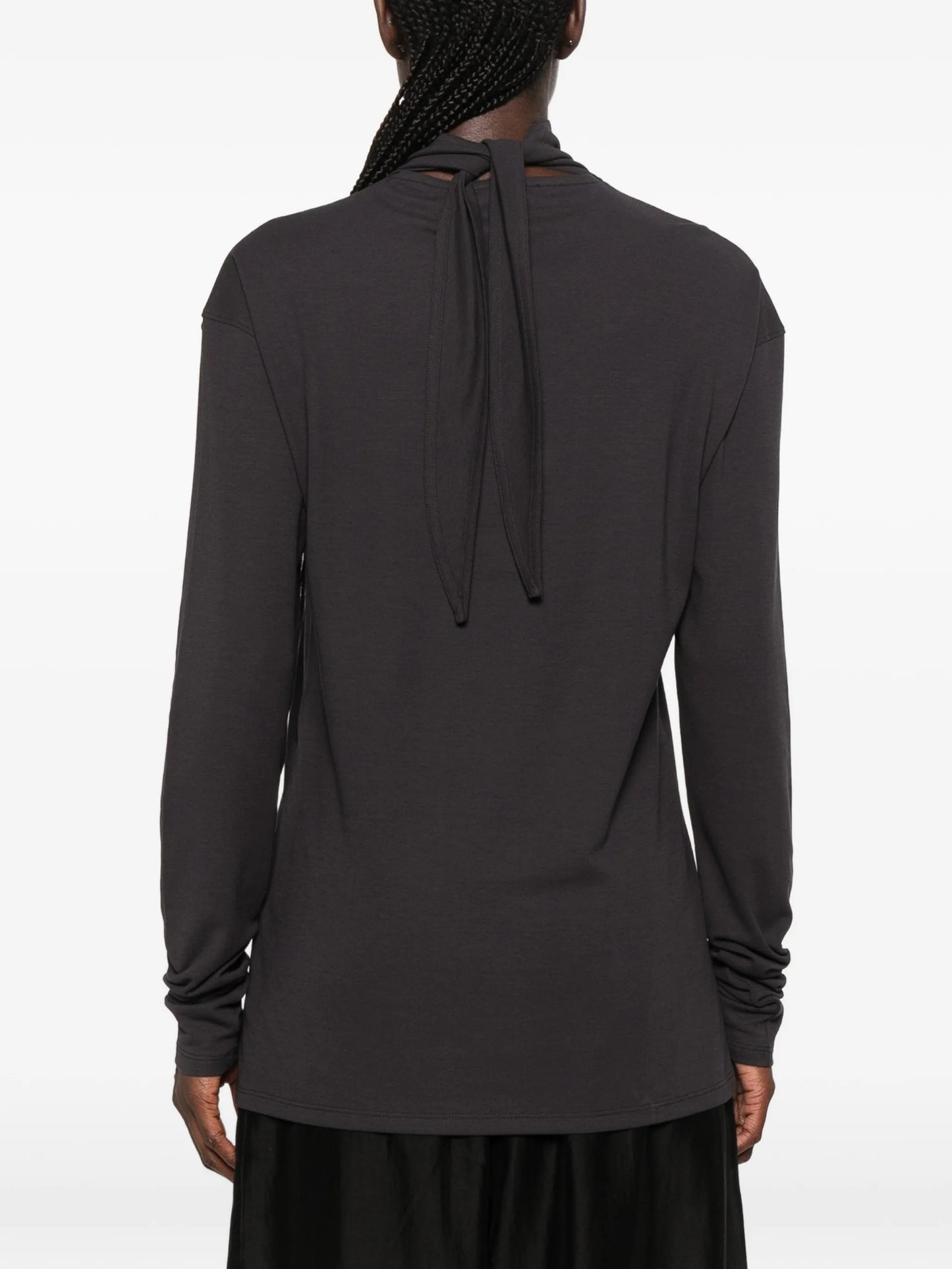 tie-fastening T-shirt