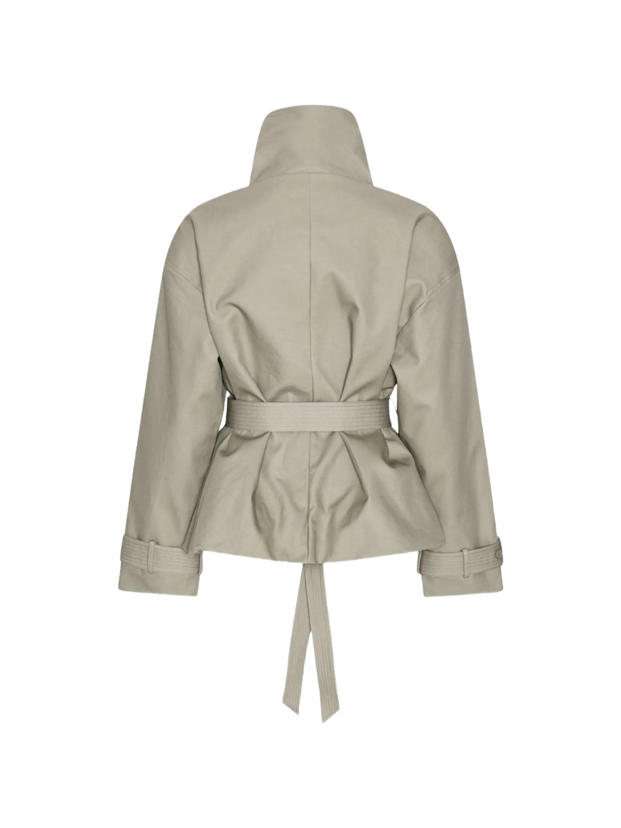totate belted double-breasted jacket