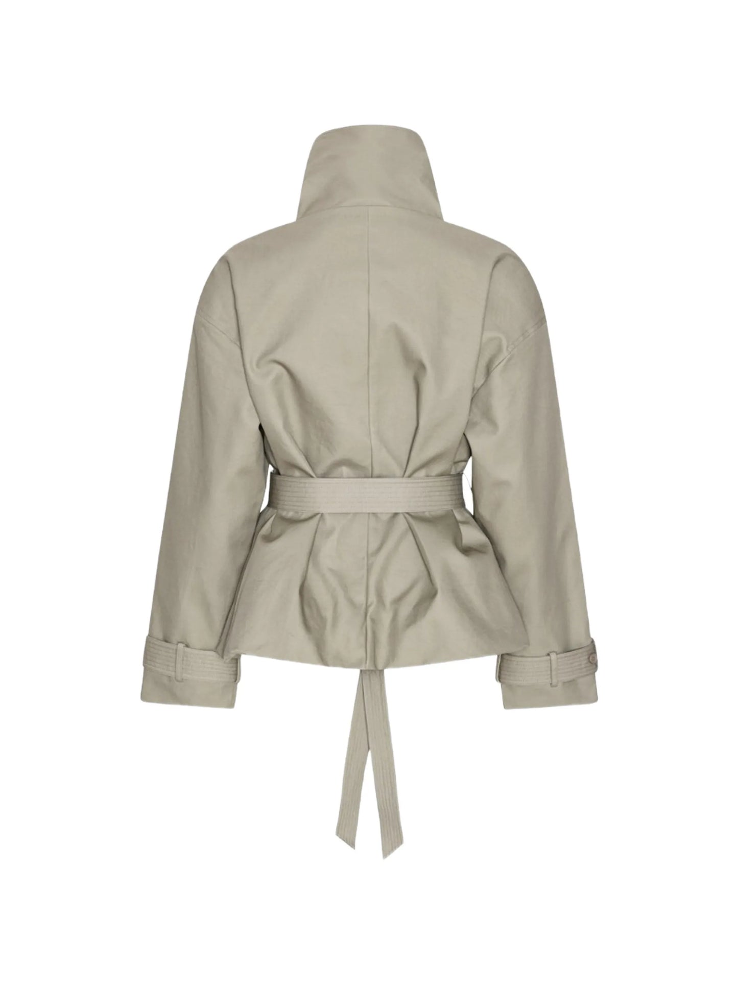 totate belted double-breasted jacket