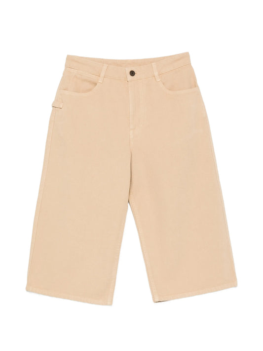 five-pocket bermuda shorts in heavy garment-dyed broken twill