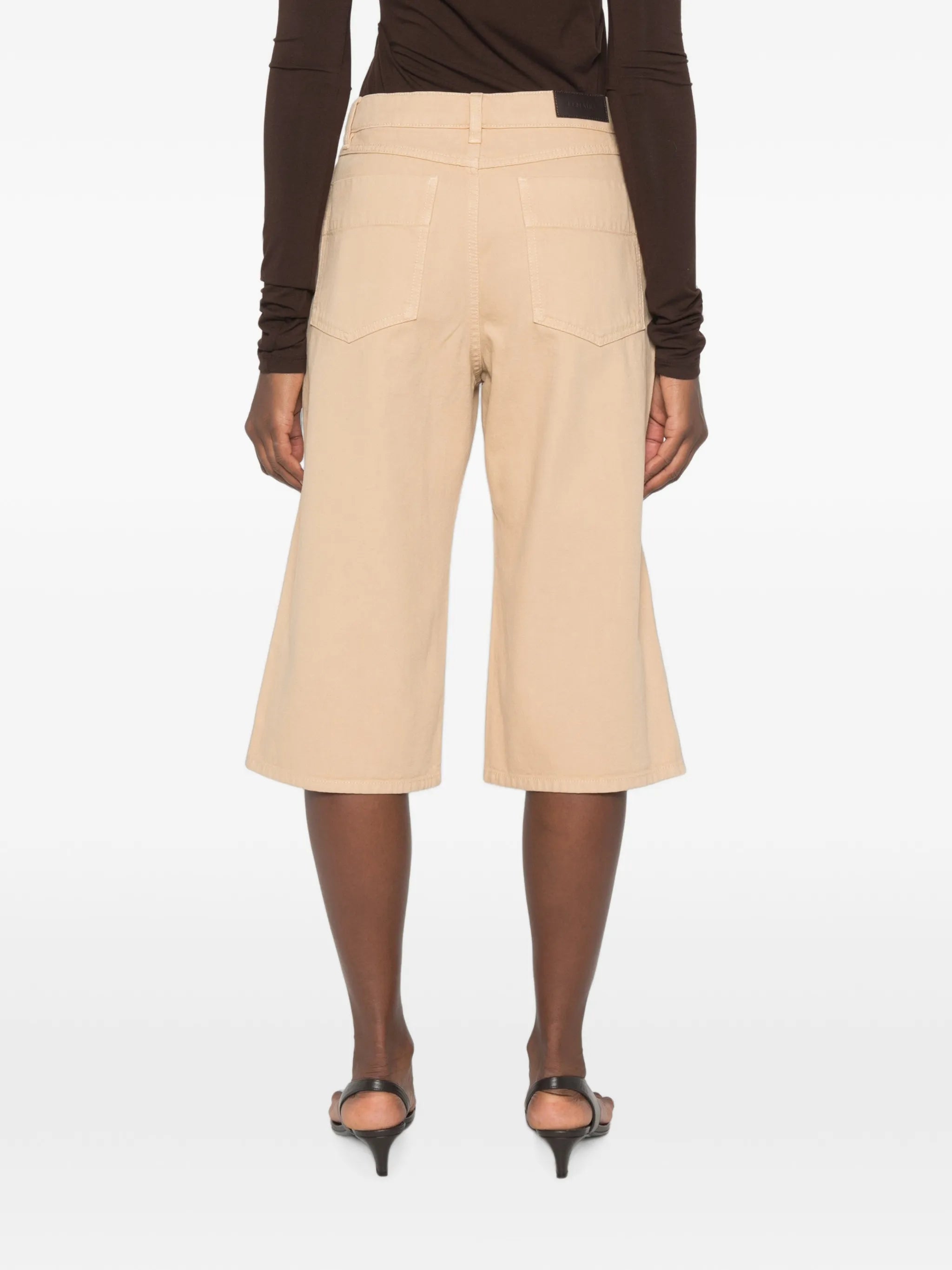 five-pocket bermuda shorts in heavy garment-dyed broken twill