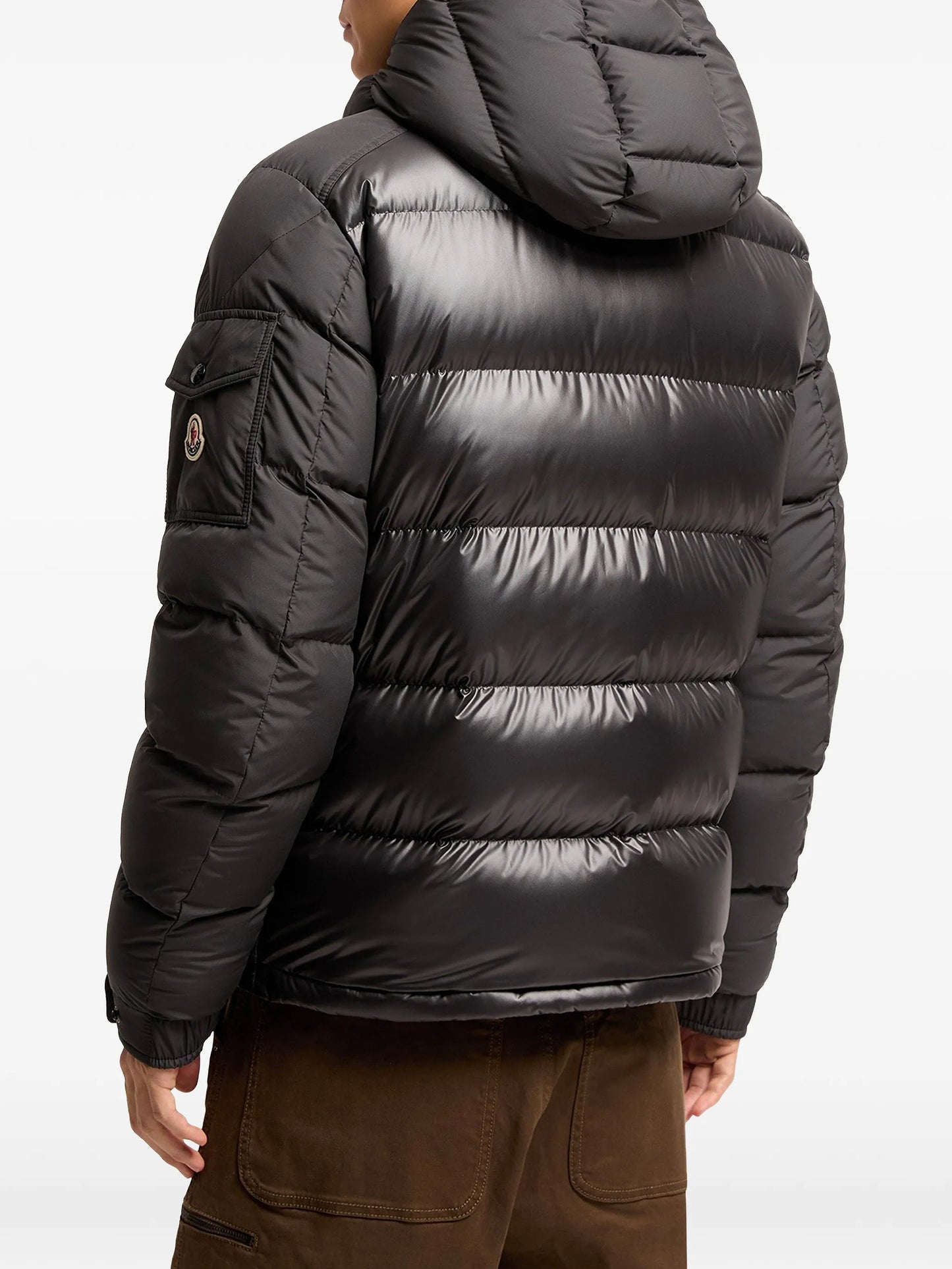 hooded quilted jacket