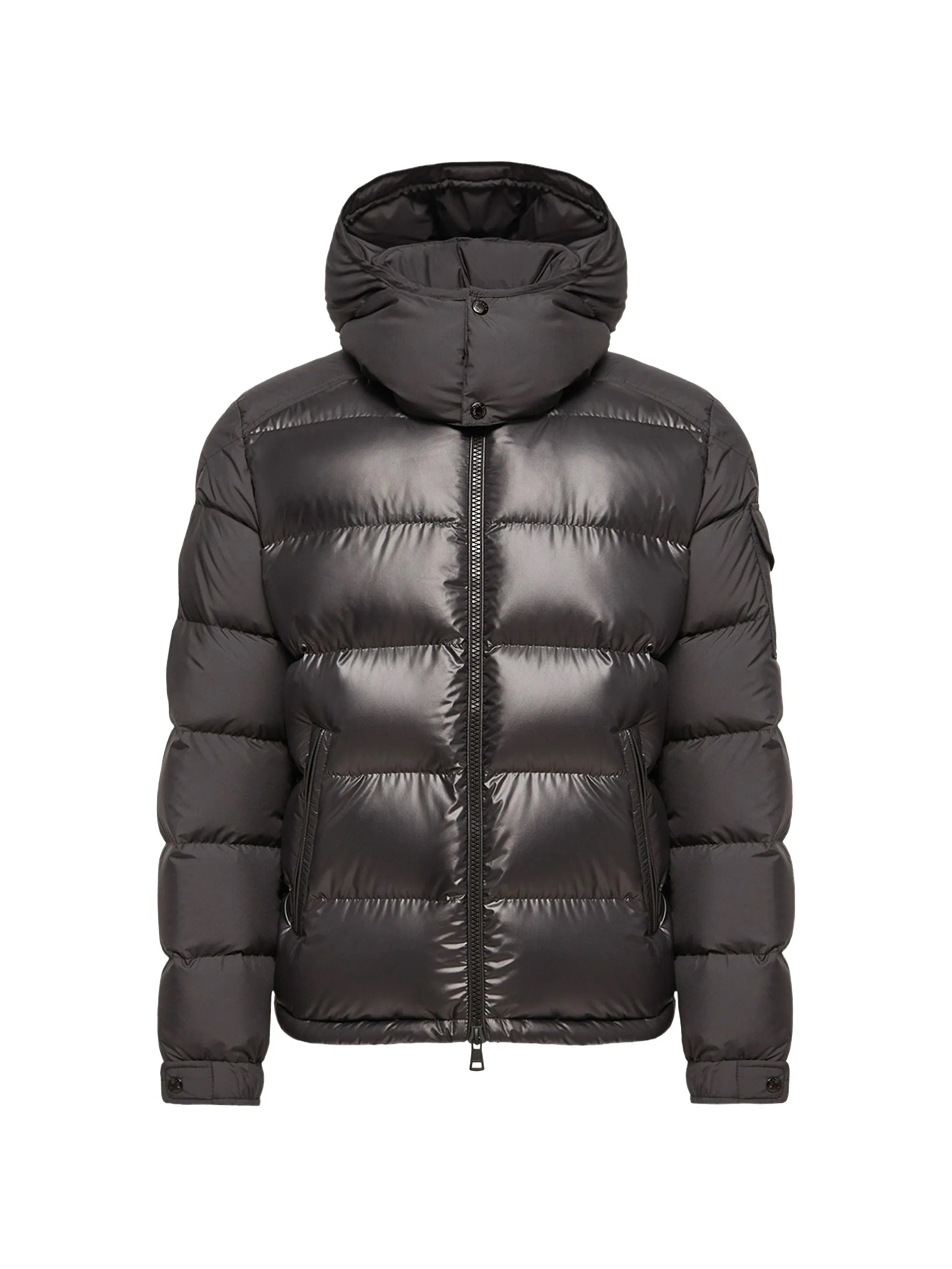 hooded quilted jacket
