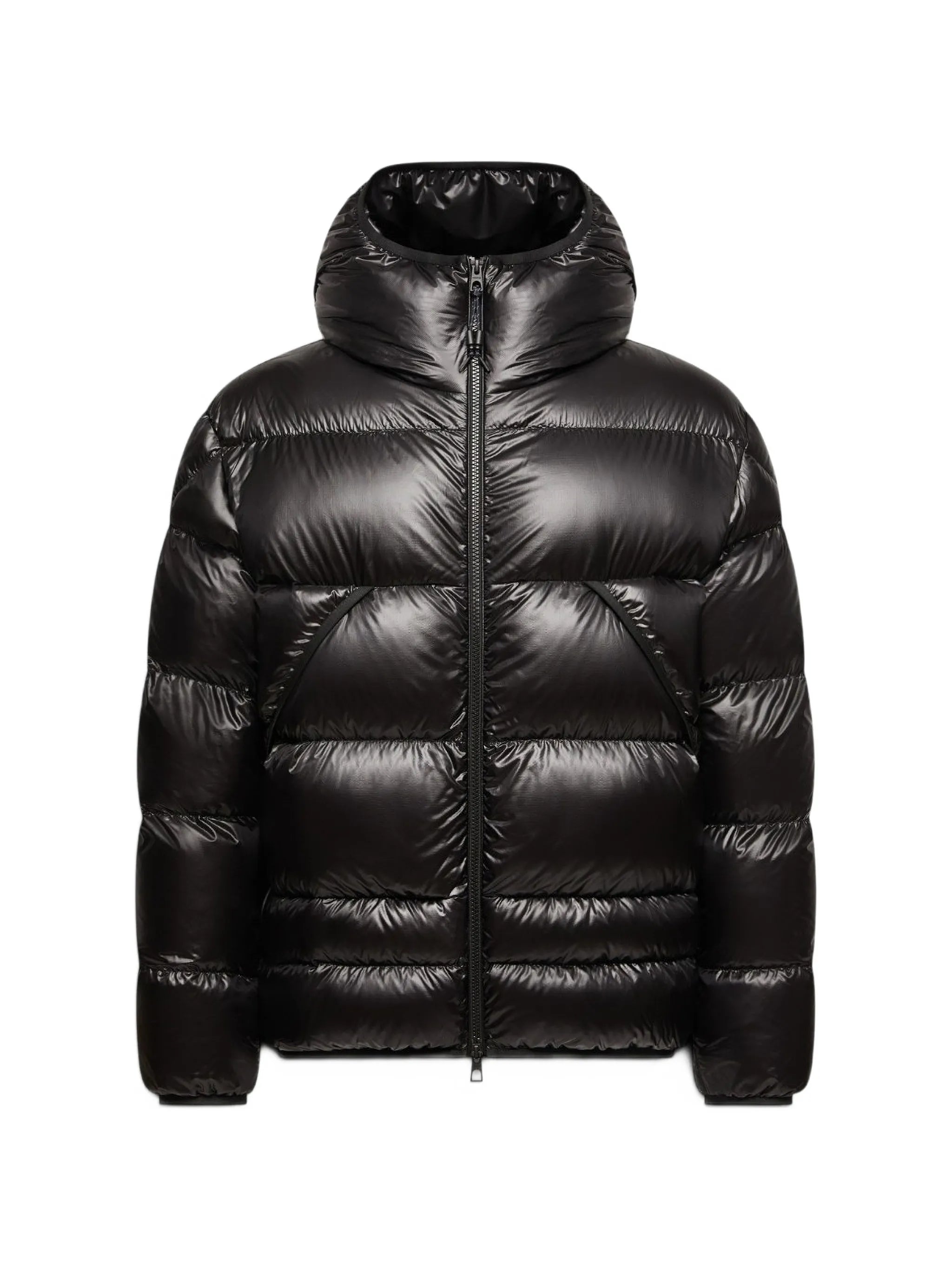 quilted hooded jacket