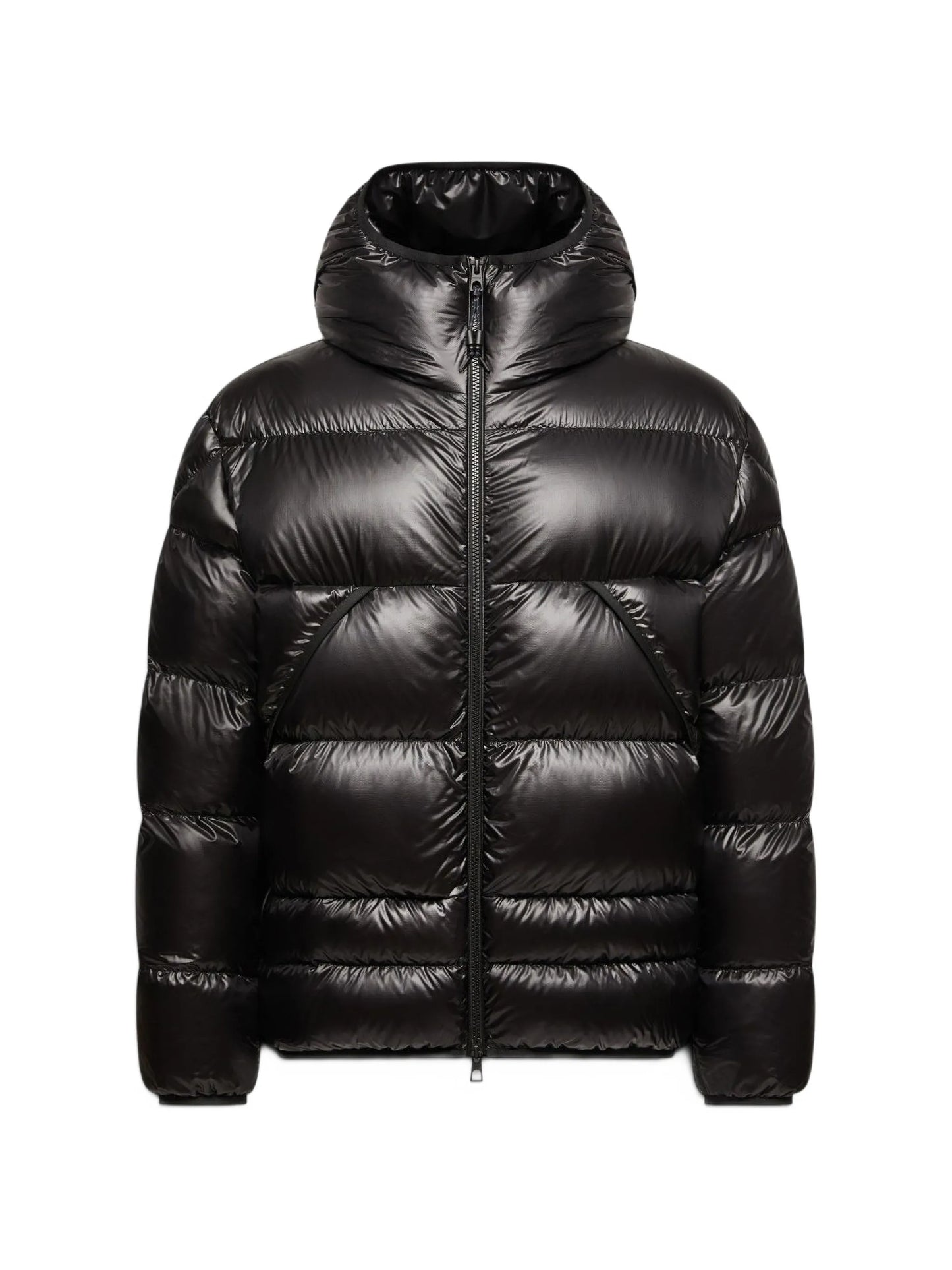 quilted hooded jacket