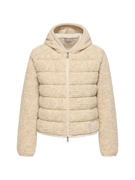 quilted hooded jacket