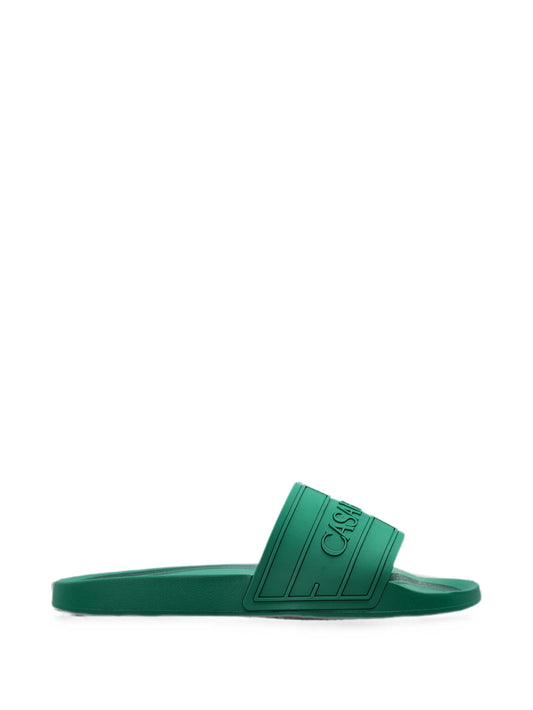 logo-embossed slides