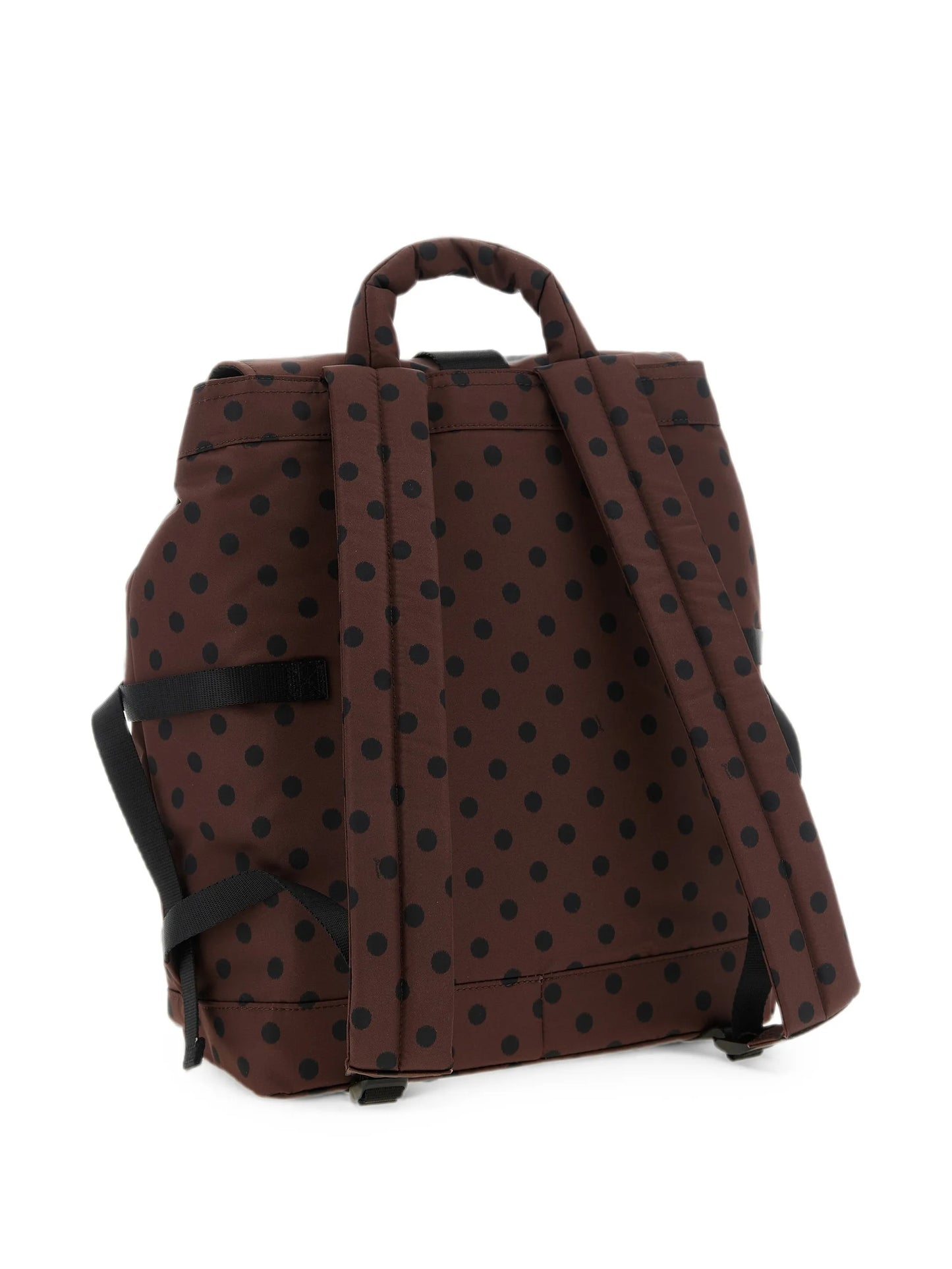 polka-dot backpack