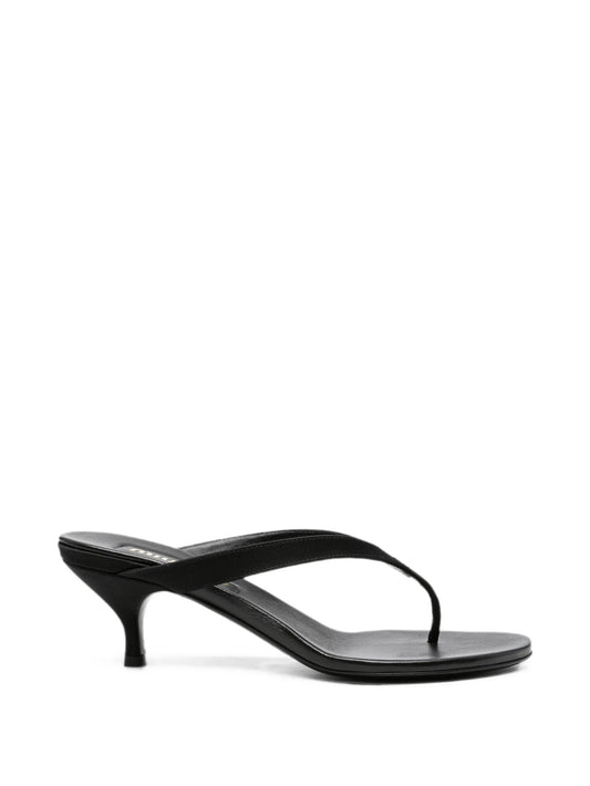thong-strap kitten-heel sandals
