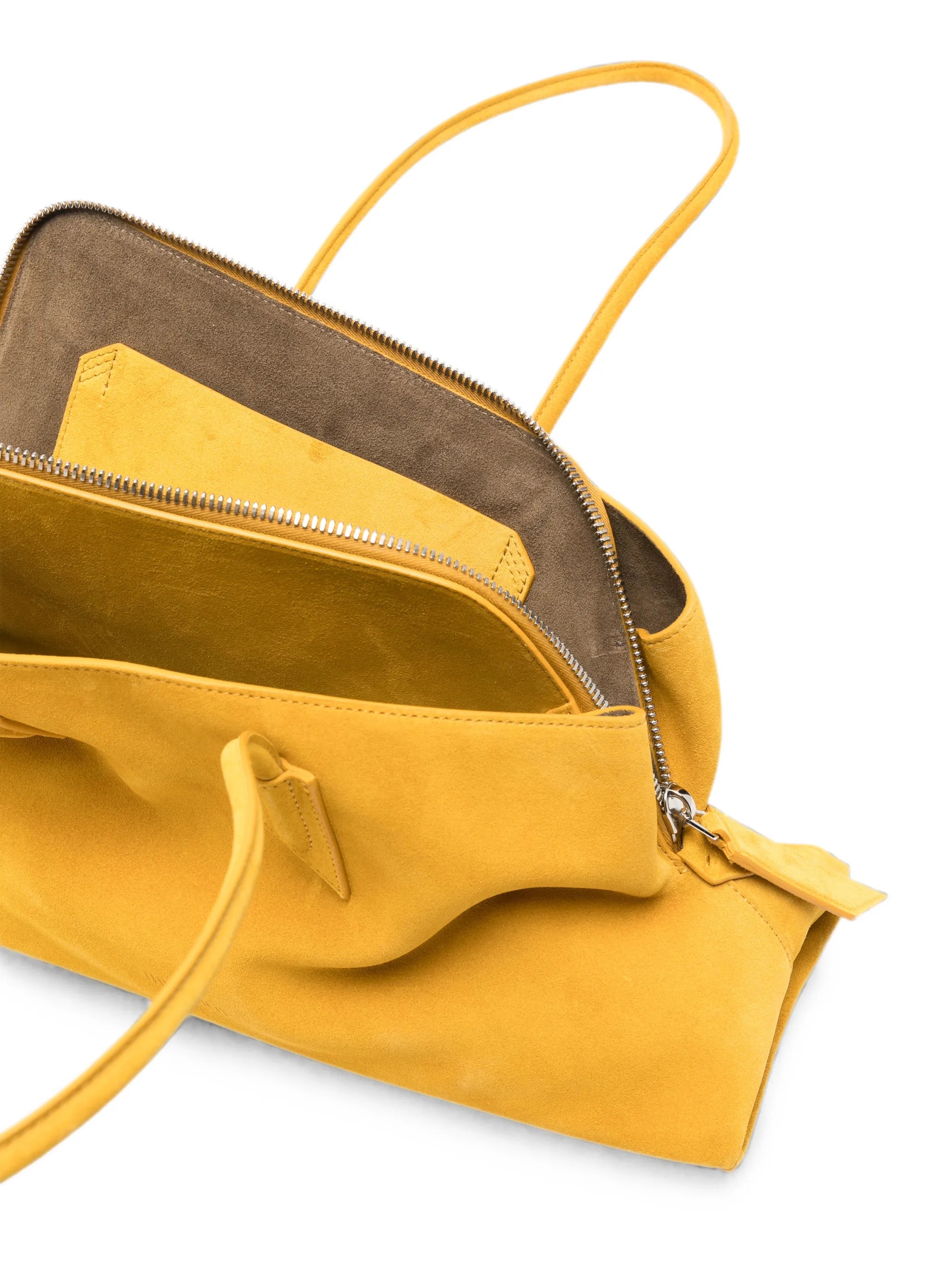 medium La Passeggiata suede geometric-frame tote bag