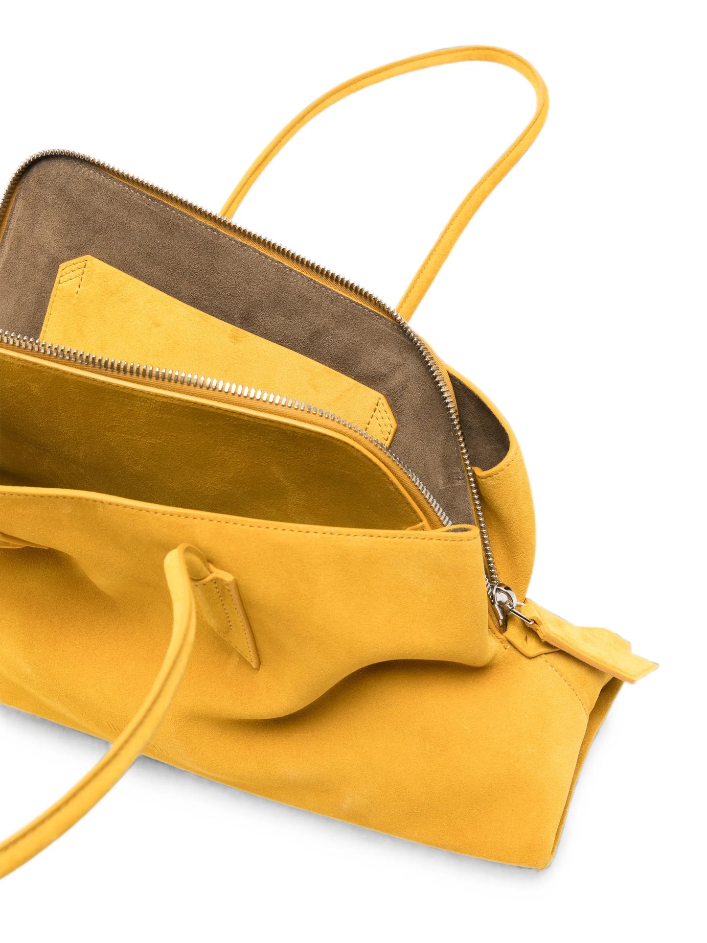 medium La Passeggiata suede geometric-frame tote bag