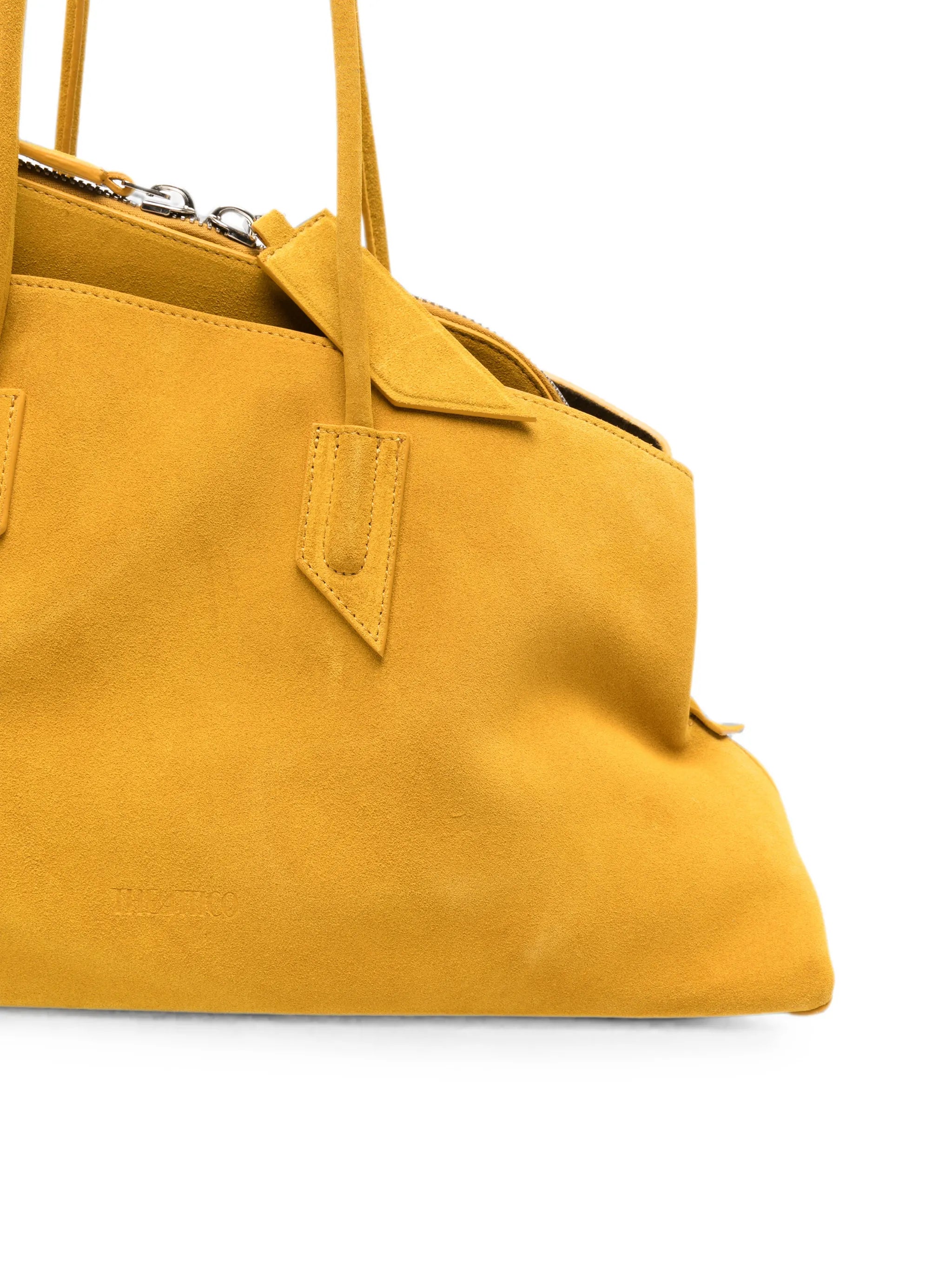 medium La Passeggiata suede geometric-frame tote bag