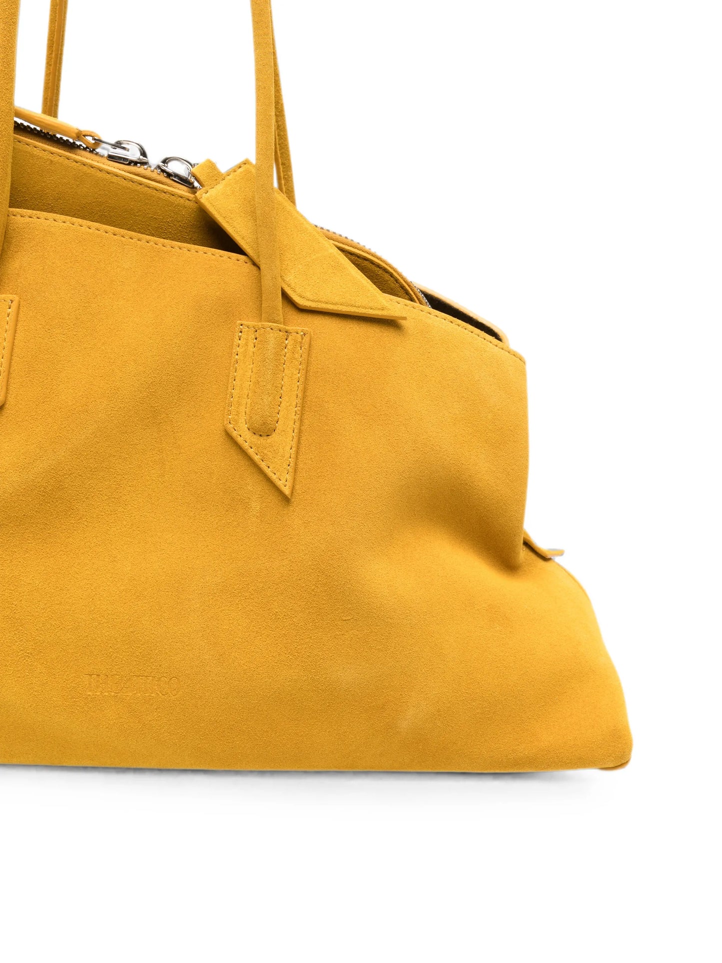 medium La Passeggiata suede geometric-frame tote bag