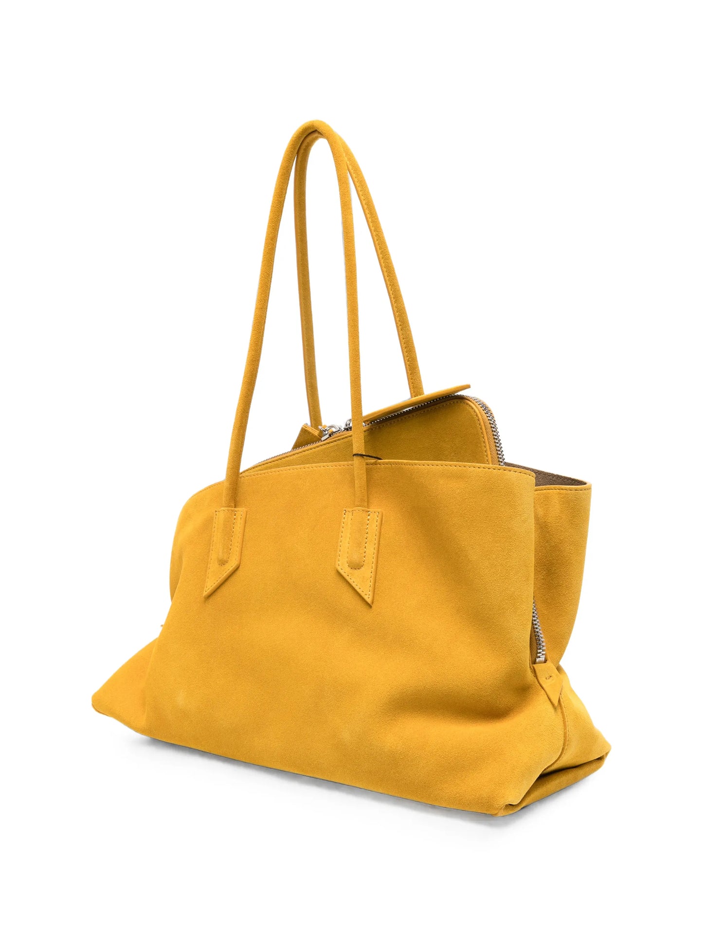 medium La Passeggiata suede geometric-frame tote bag