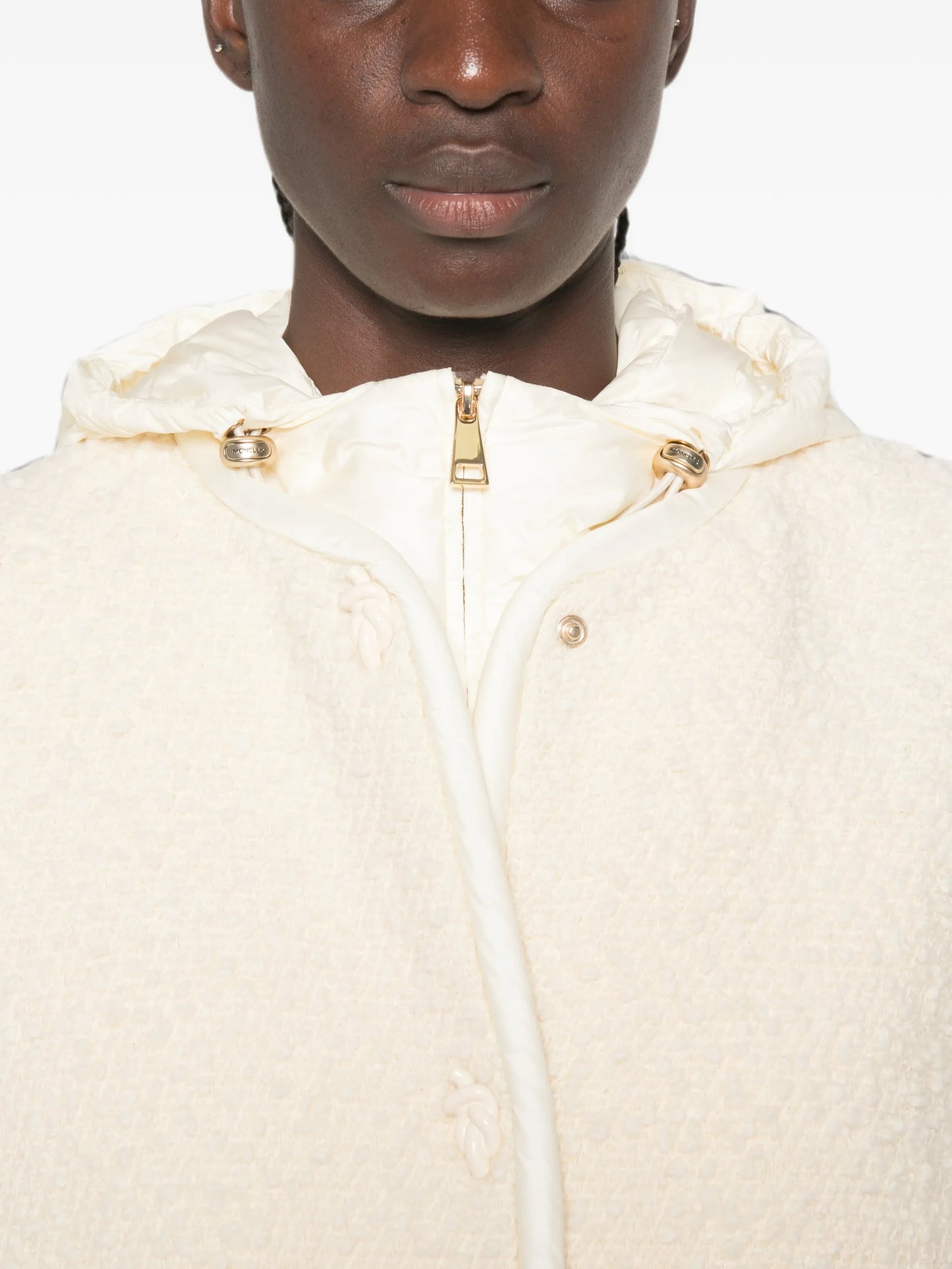 Hylesine hooded bouclé jacket