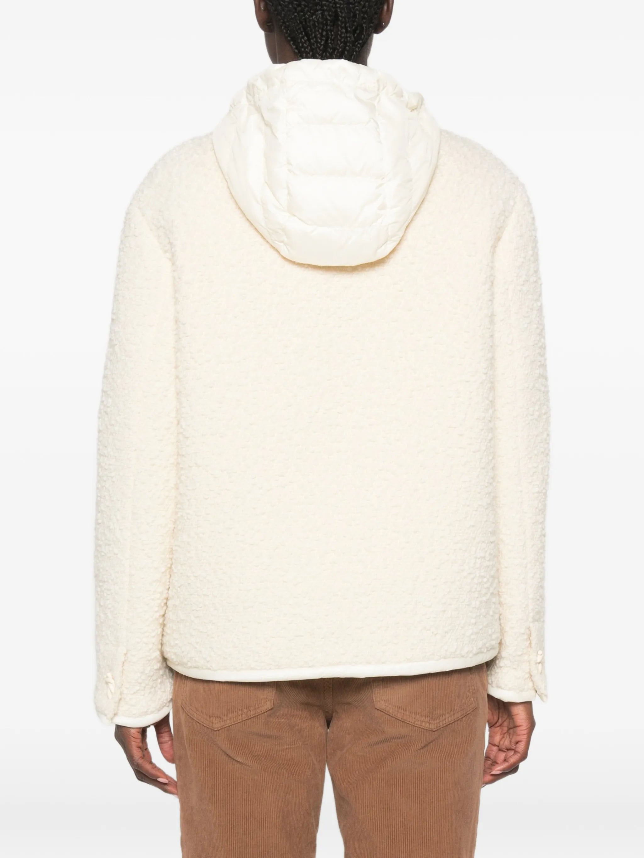 Hylesine hooded bouclé jacket