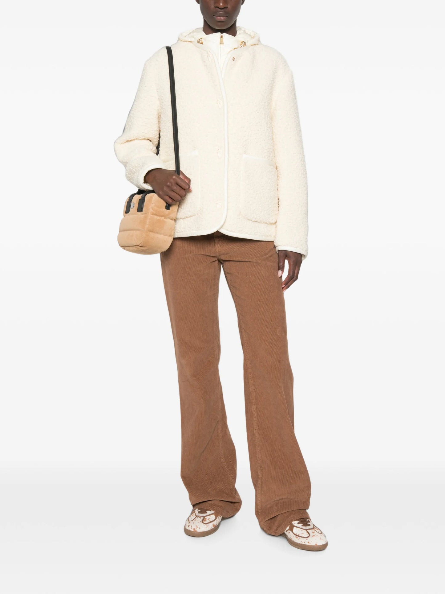Hylesine hooded bouclé jacket