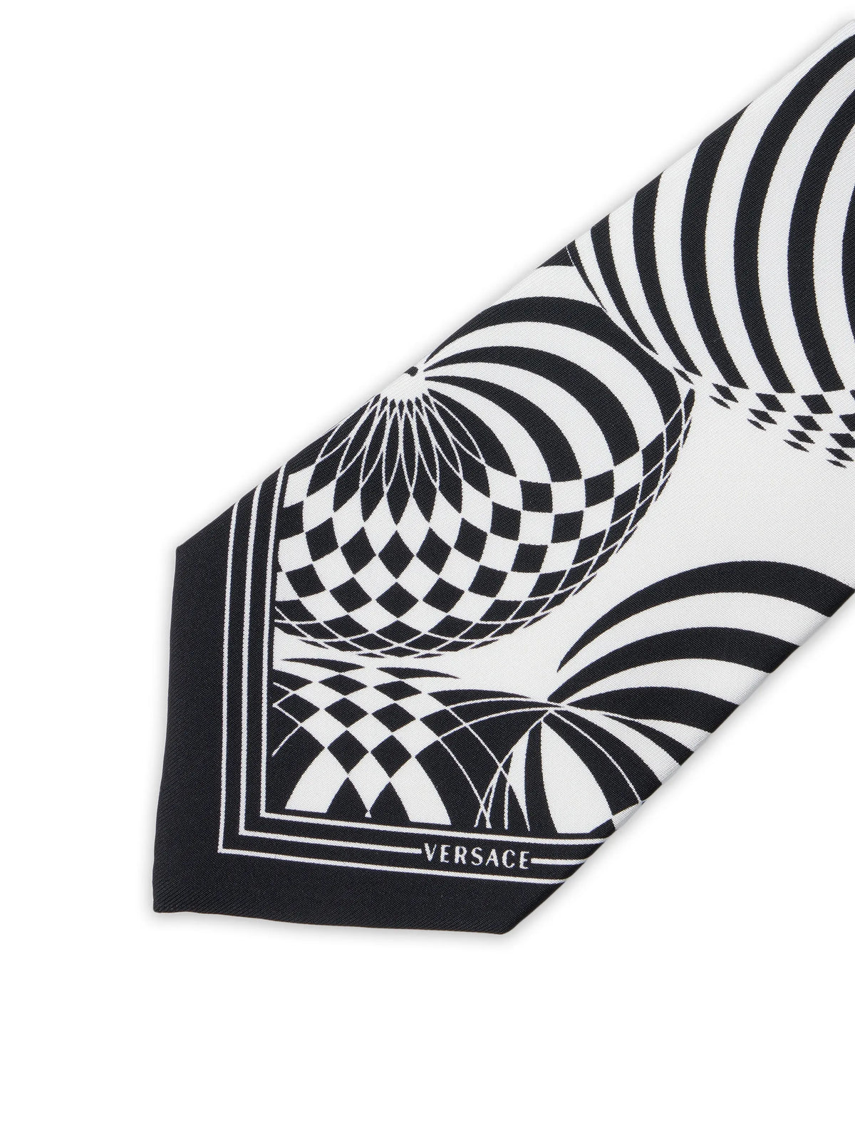 printed silk twill tie