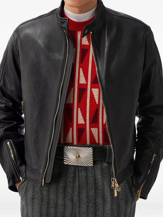 nappa biker jacket