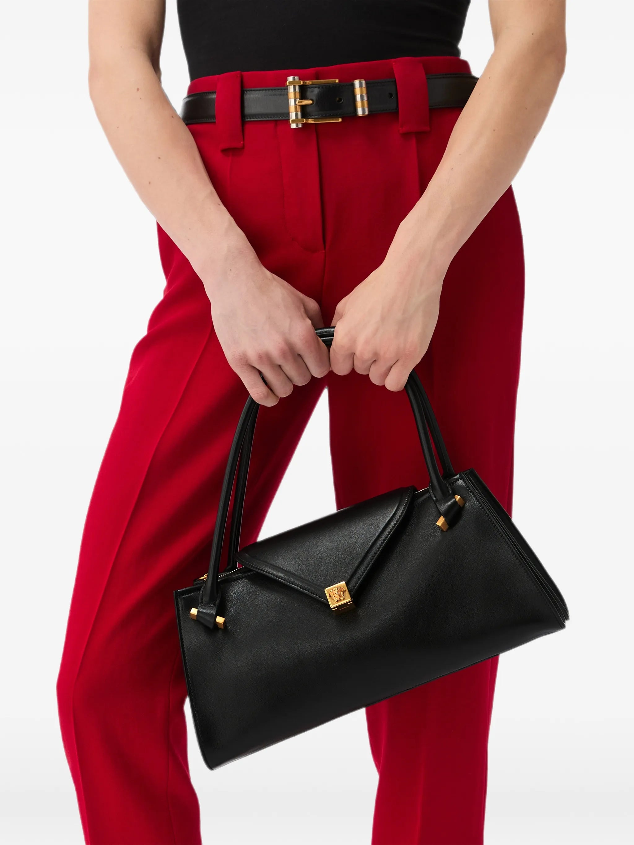 Severine leather shoulder bag