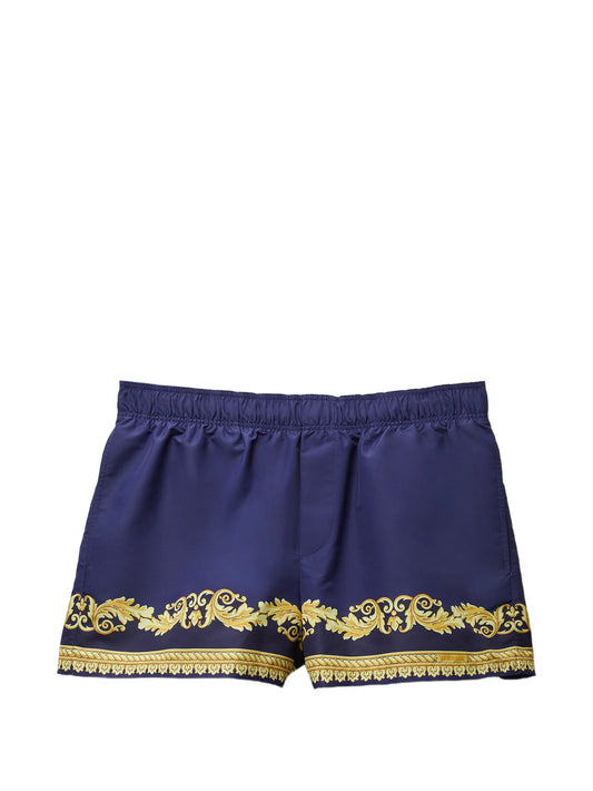 printed swim shorts