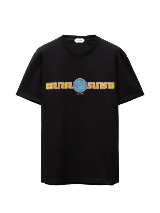 printed cotton-jersey slim T-shirt