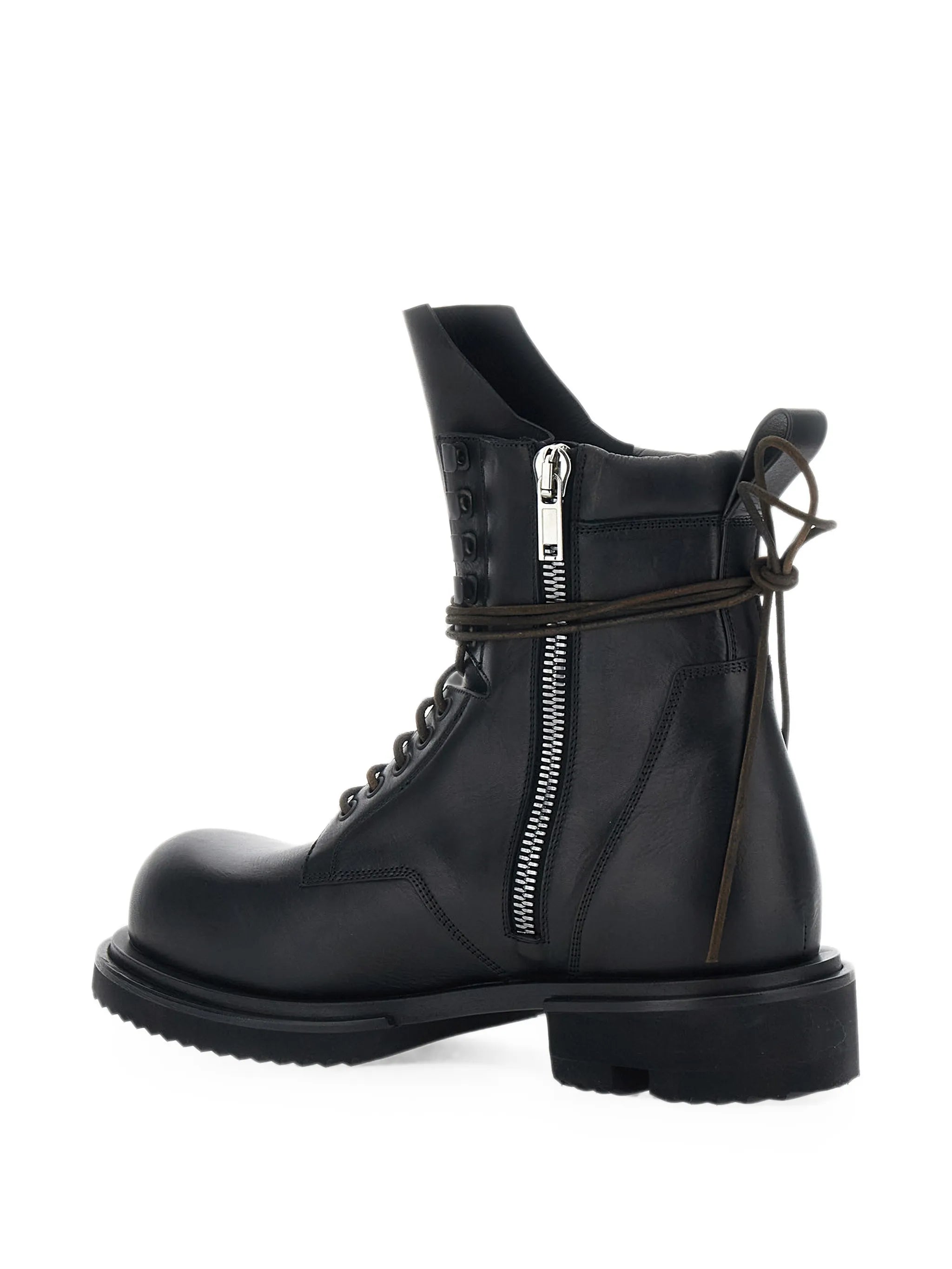 Temple low army Gabe sneakers in washed calf leather