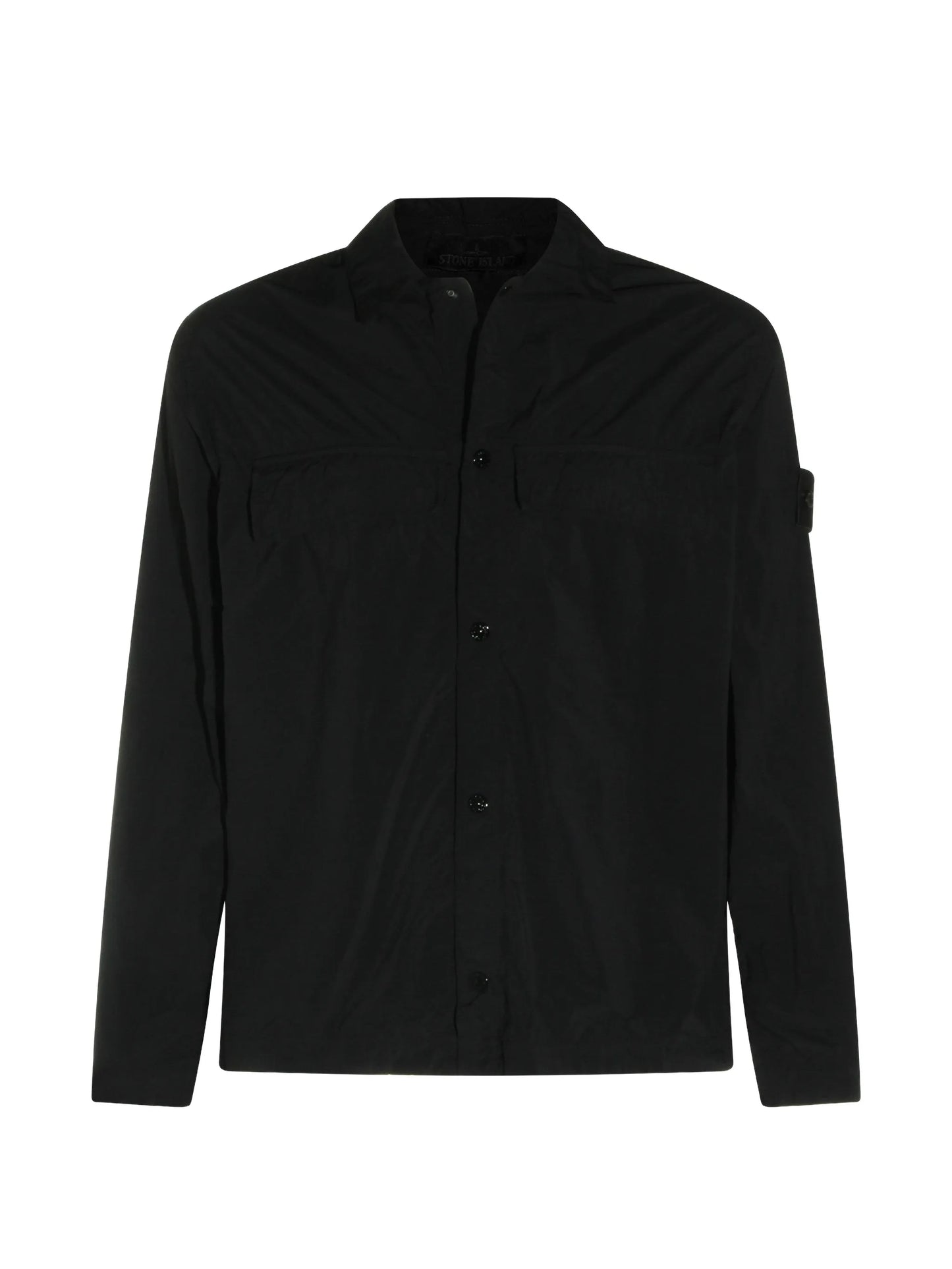 logo-patch shirt